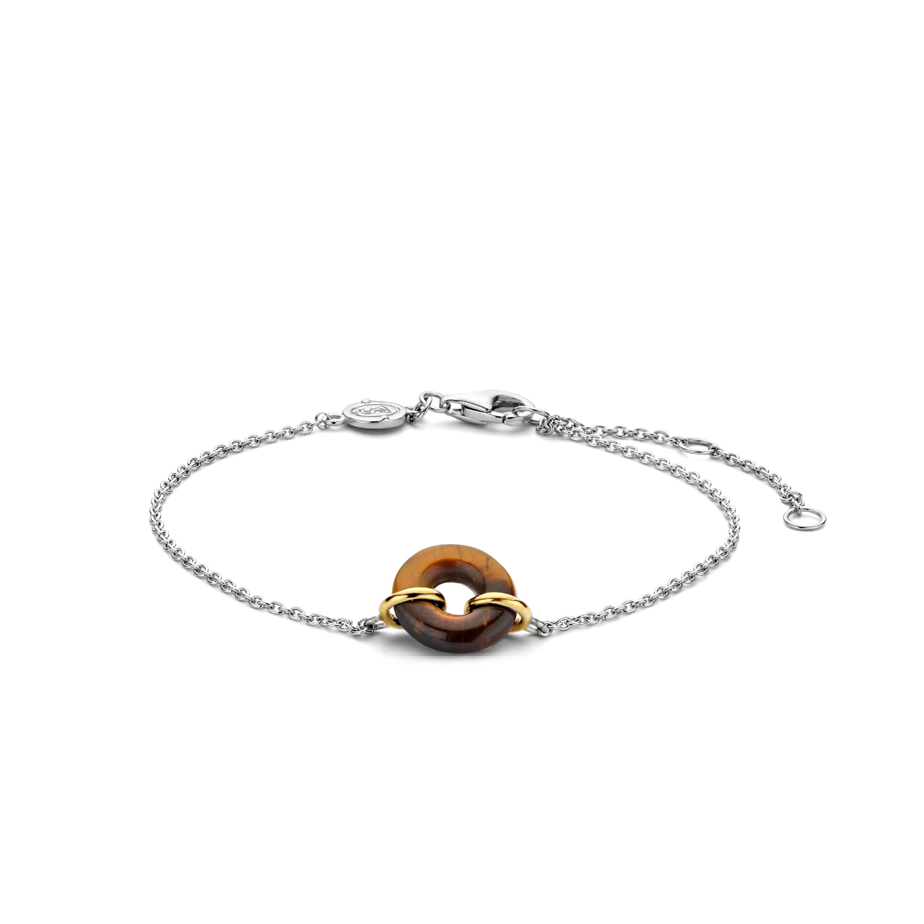 Tiger Eye Coin Bracelet