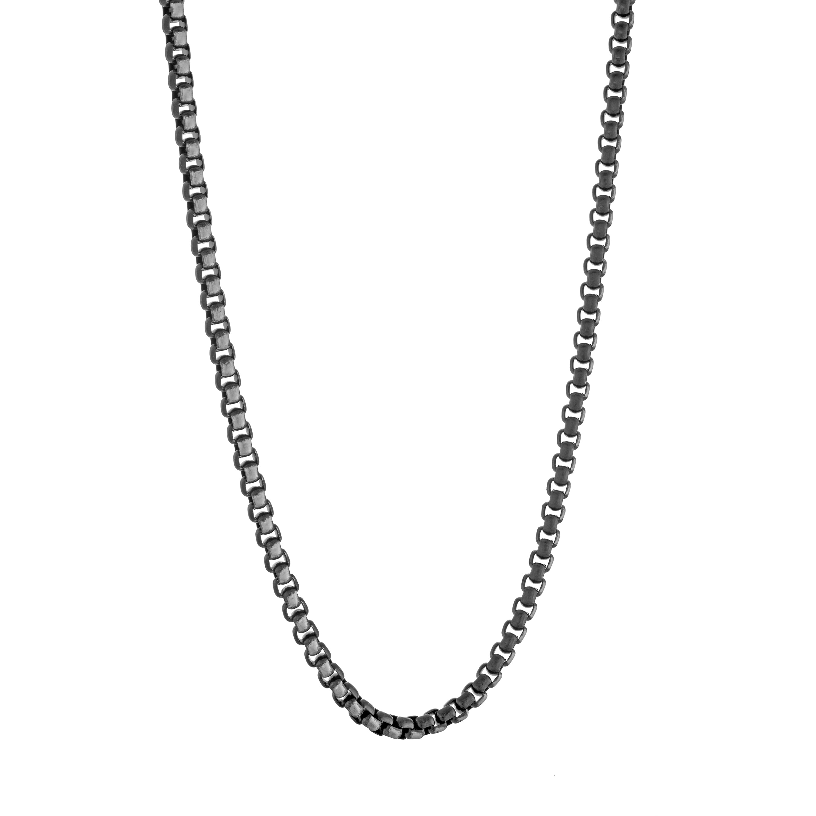 2.5mm Gunmetal Round Box Chain