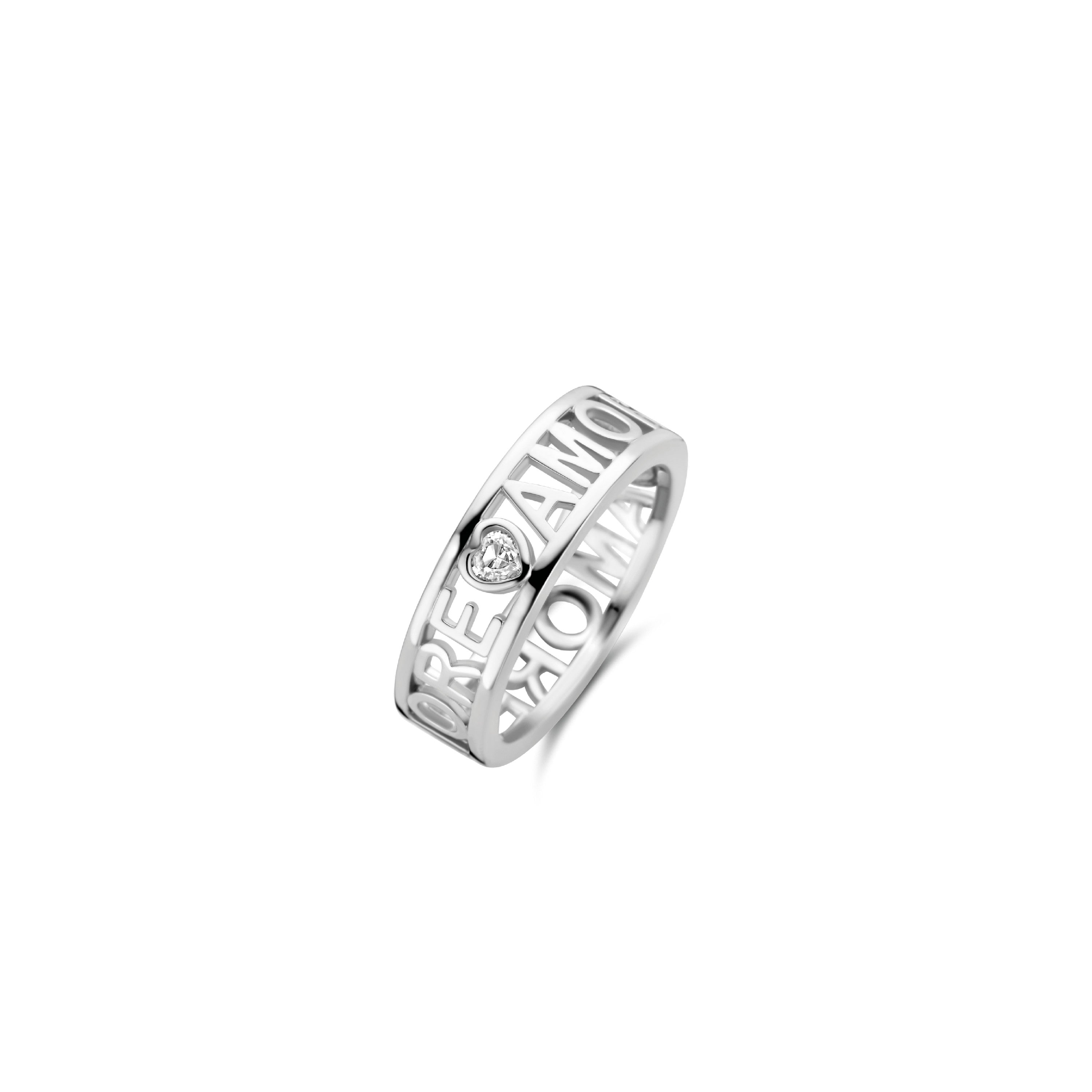 Love Languages Silver Ring