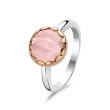 Pink Rose Plated Ring