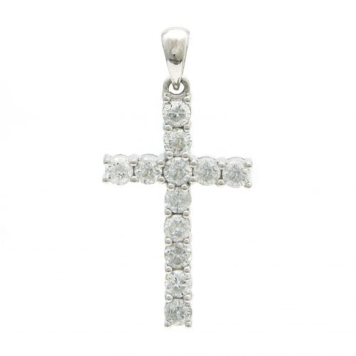 Cross Pendant 1.0ct Diamond