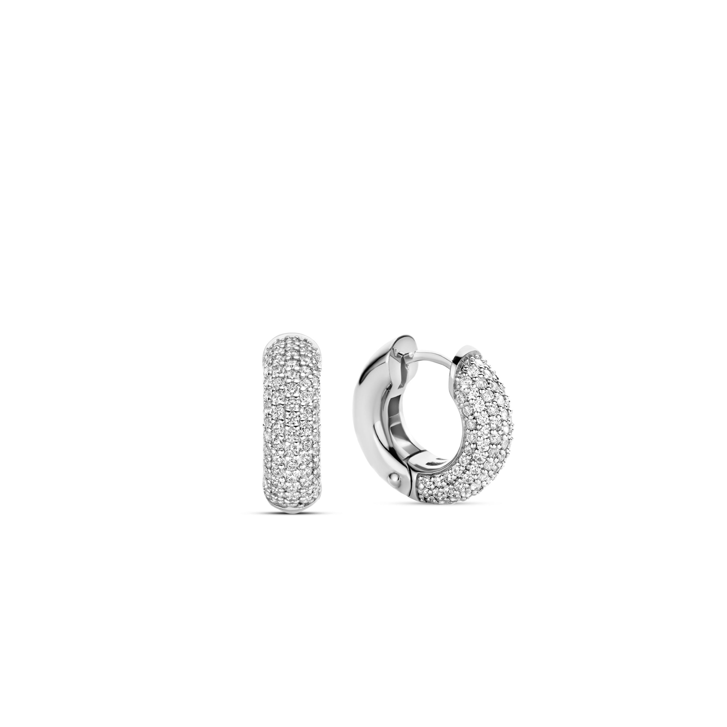 Signature 16mm Pave Earrings