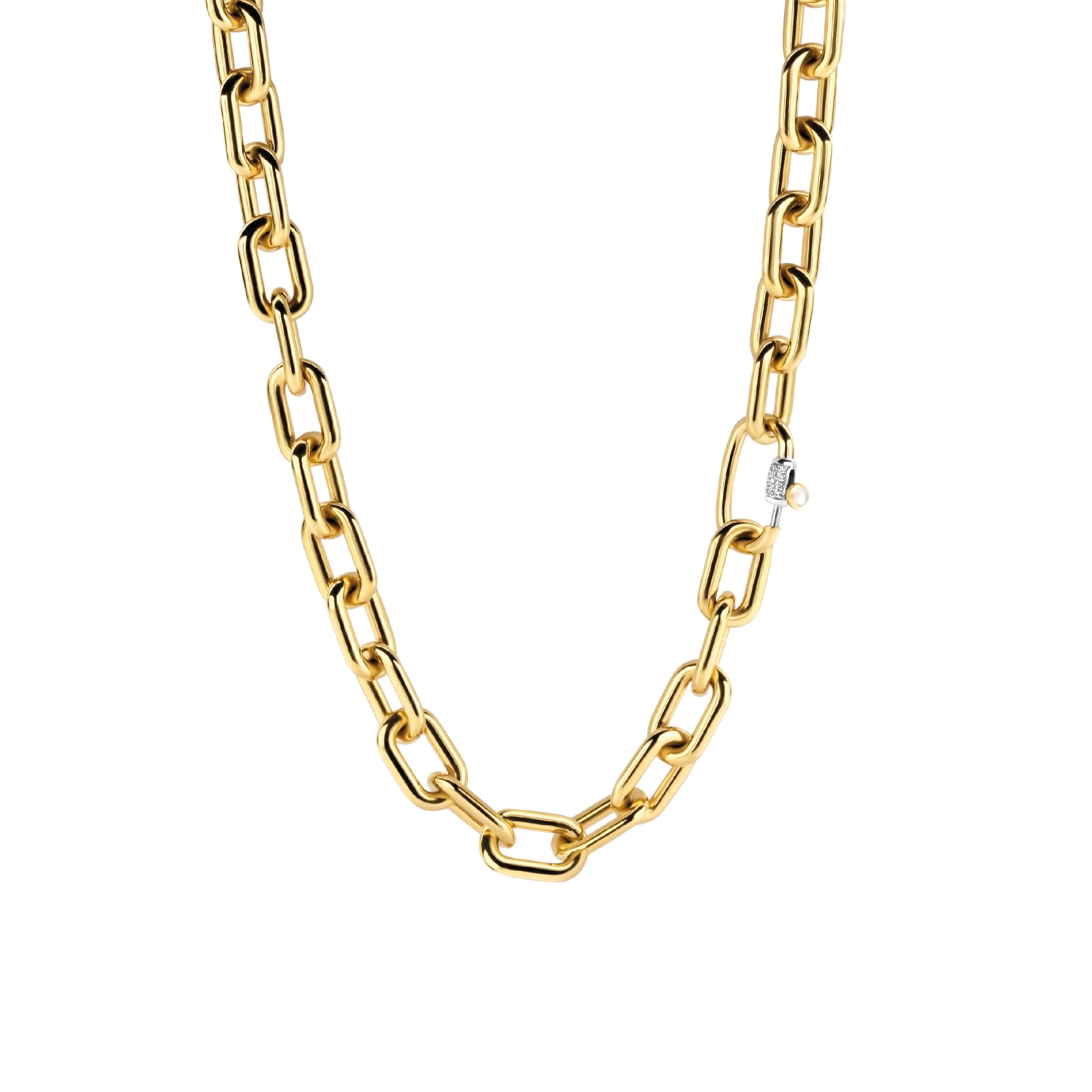 Chunky Golden Links Necklace