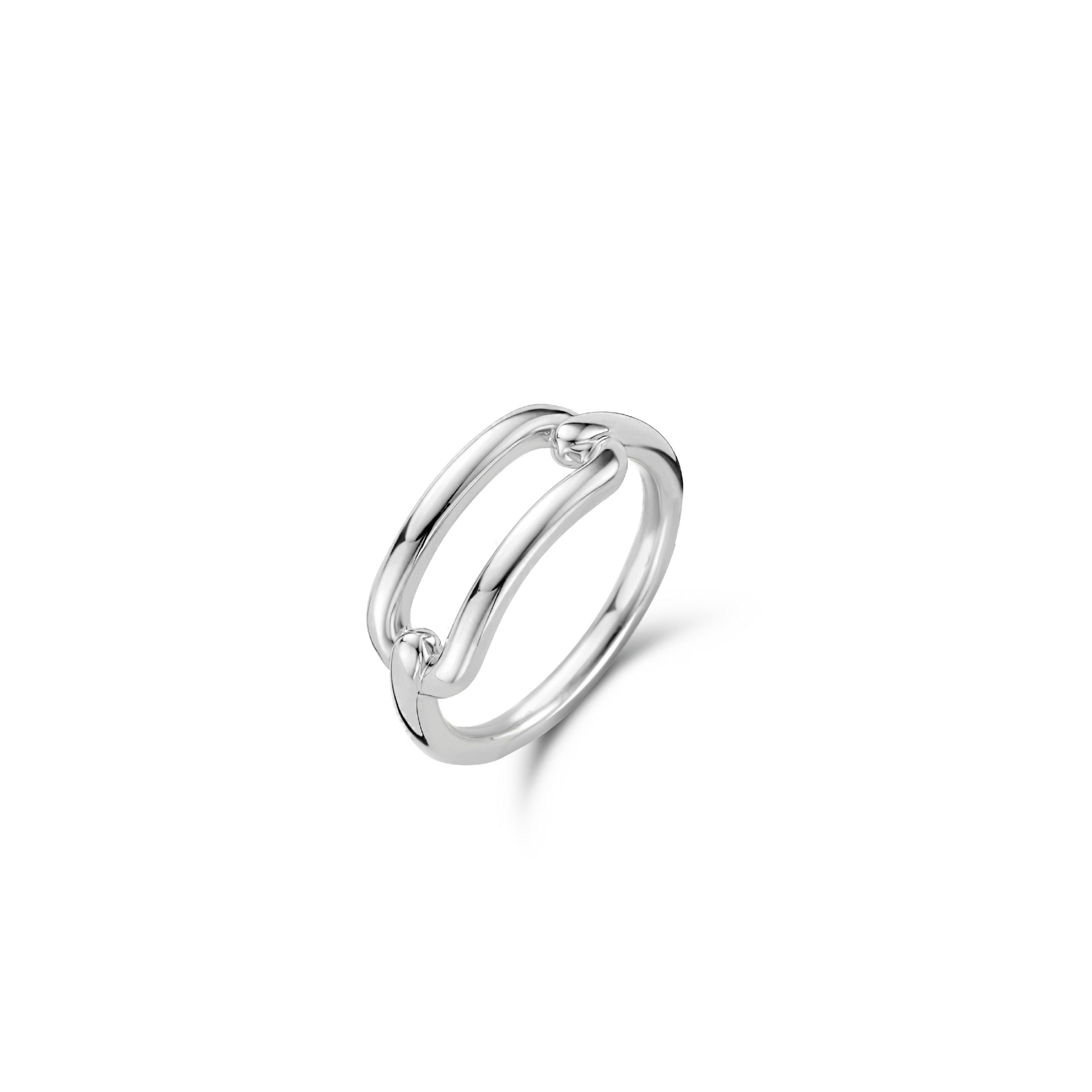 Paperclip Silver Ring