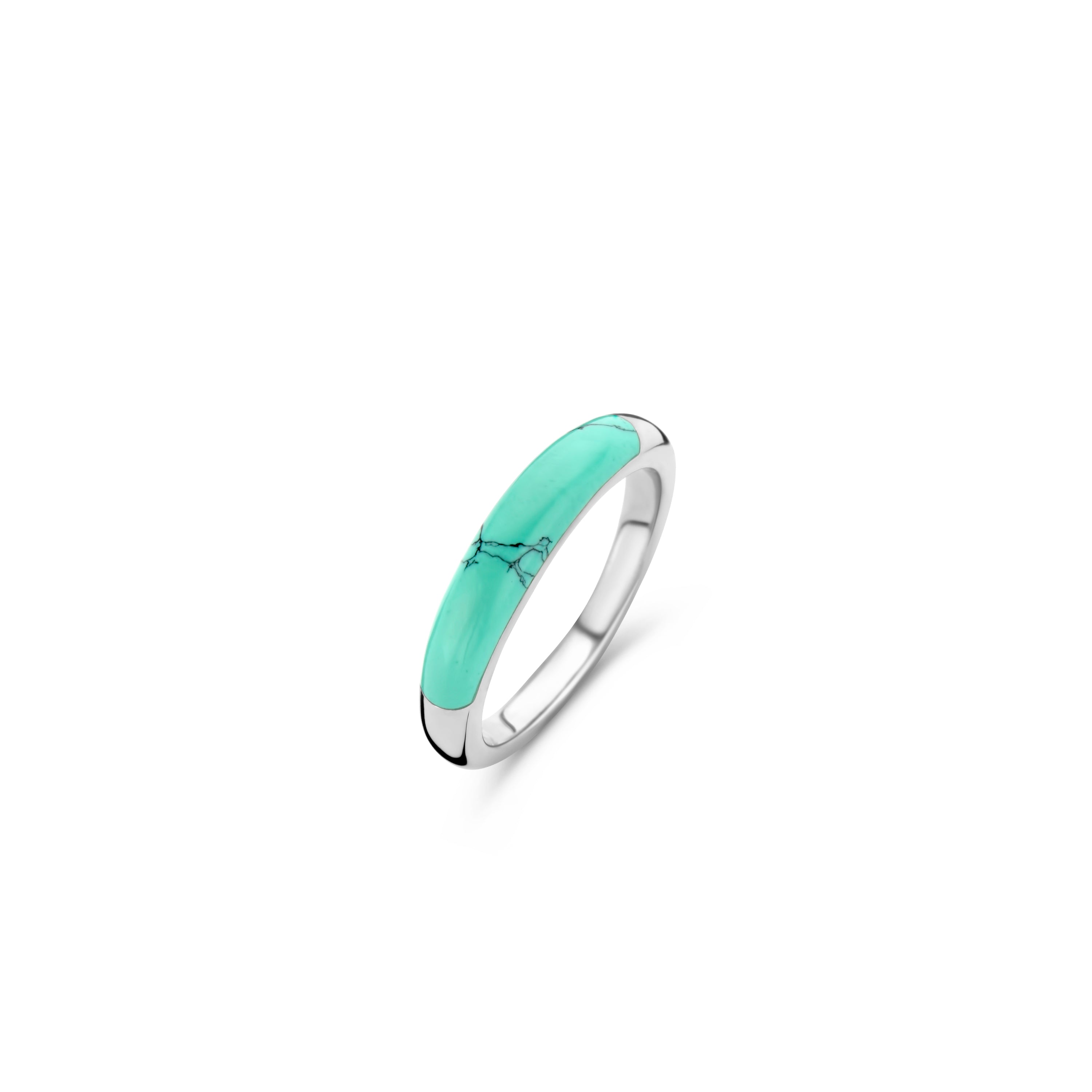 Turquoise Half Band Ring