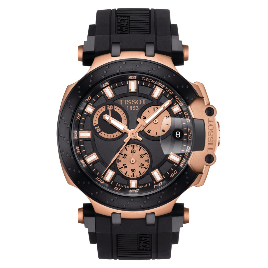 T-Race Chronograph Black/Rose 43MM Watch