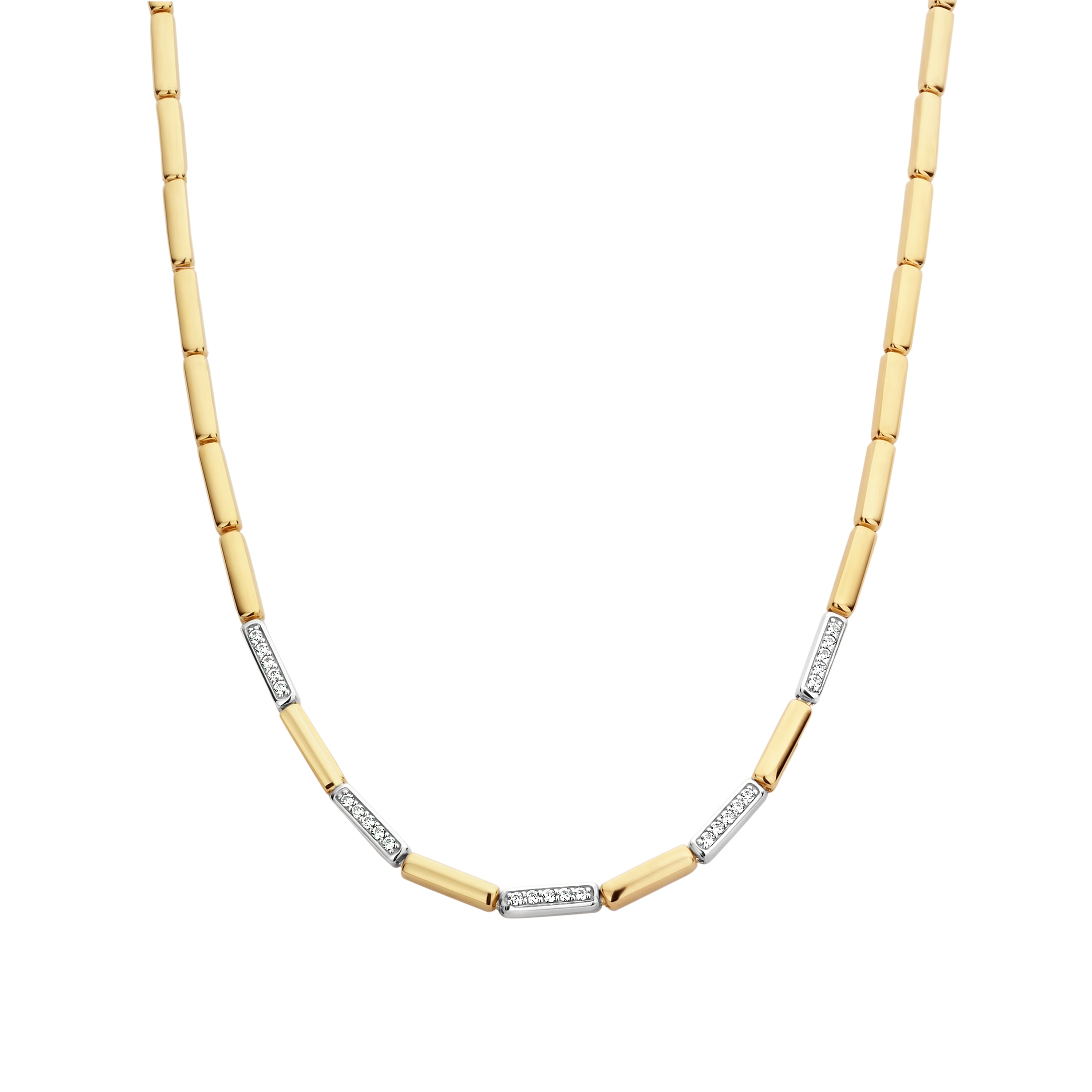 Links Golden Pave Necklace