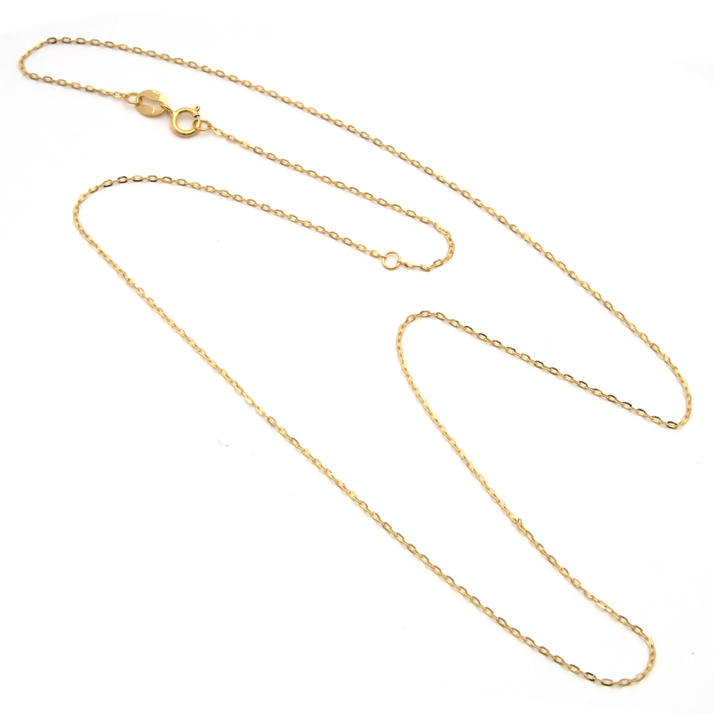 Basic Link Yellow Gold Chain 16-18''