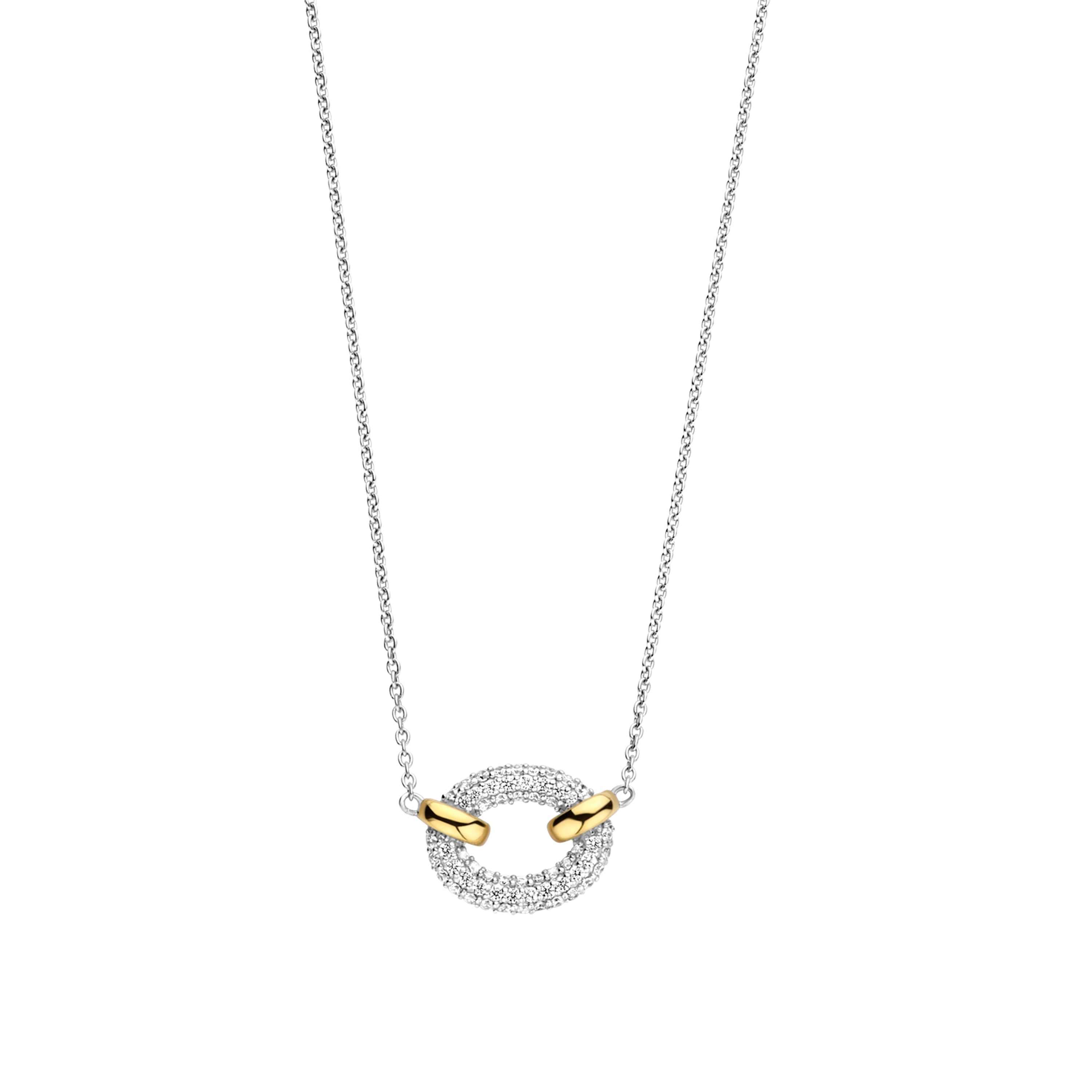 Classic Edge Oval Necklace