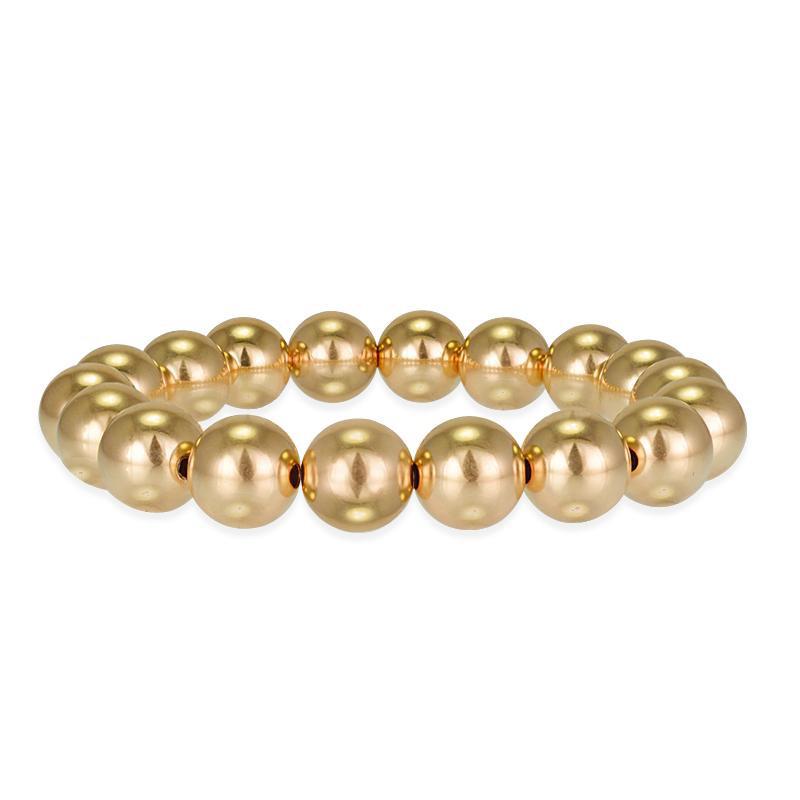 Bead Bracelet 10MM Gold Filled