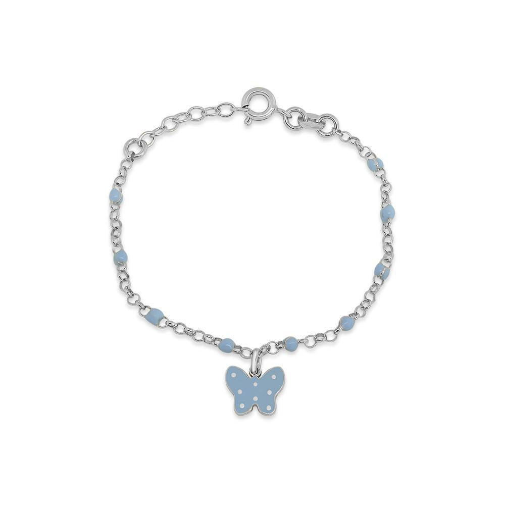 Blue Butterfly Kids Bracelet