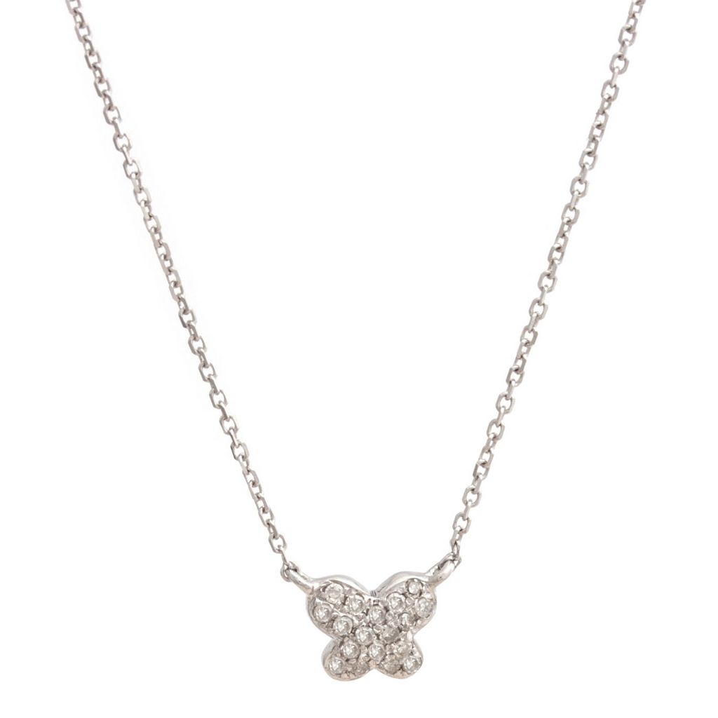 Petit Butterfly Diamond Necklace