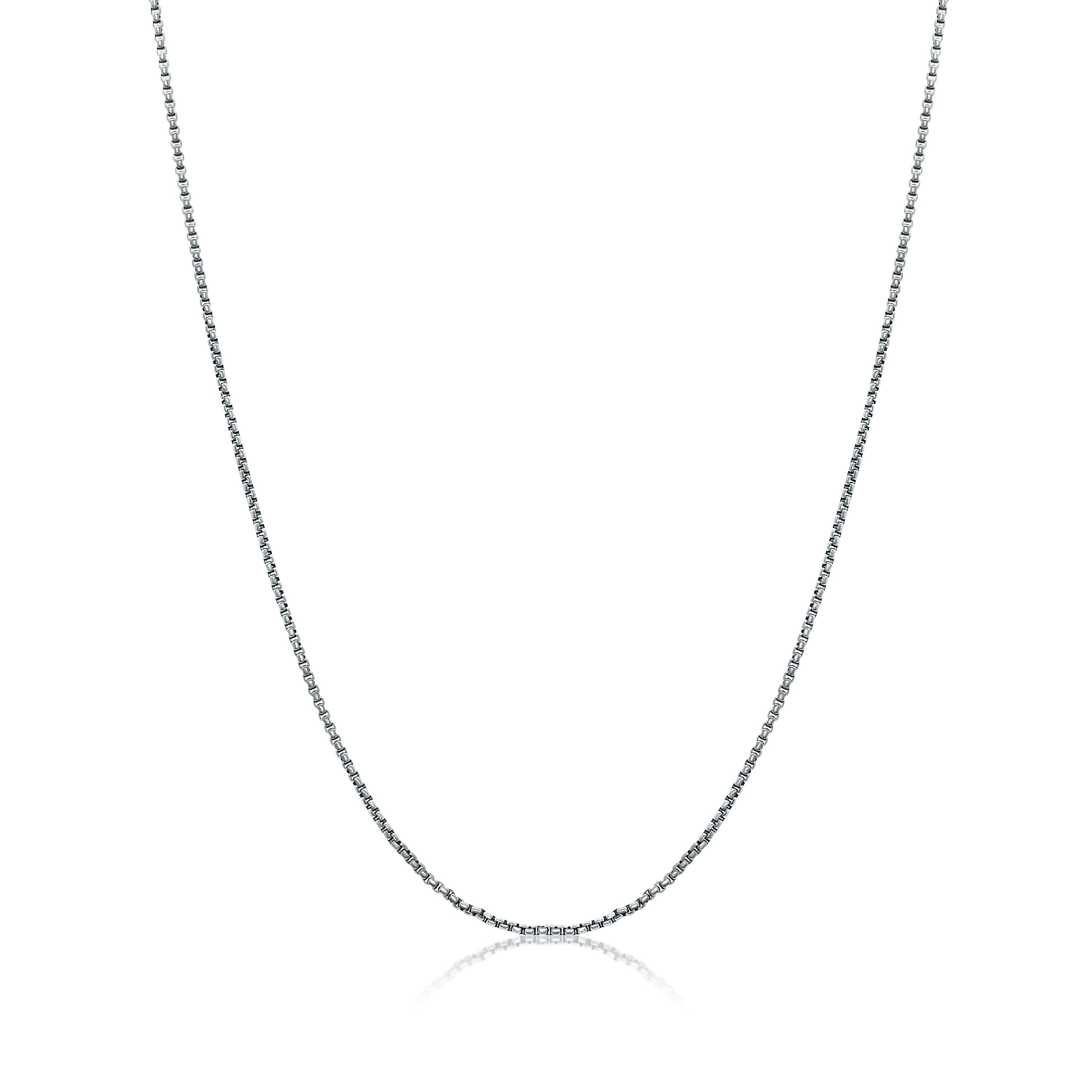 2.5mm Gunmetal Round Box Chain