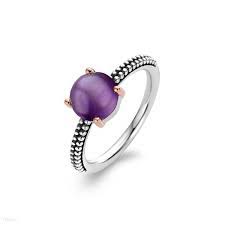 Purple Catseye Ring