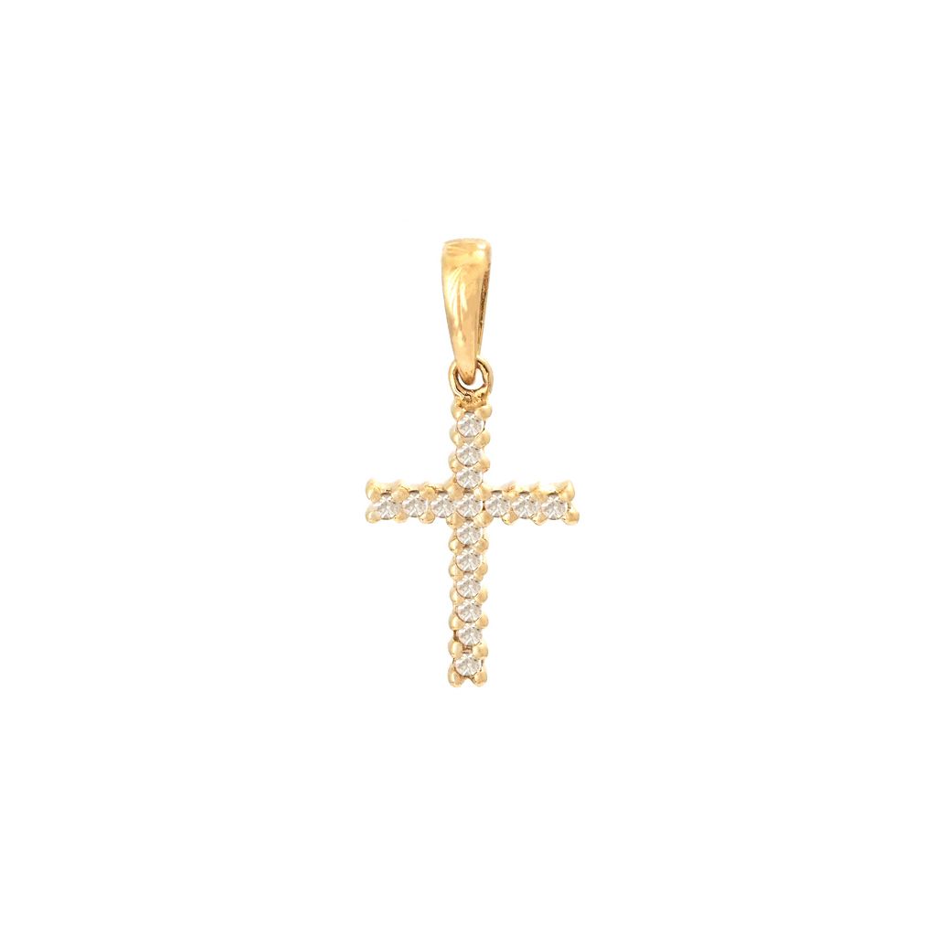 .06ct Diamond Cross Pendant