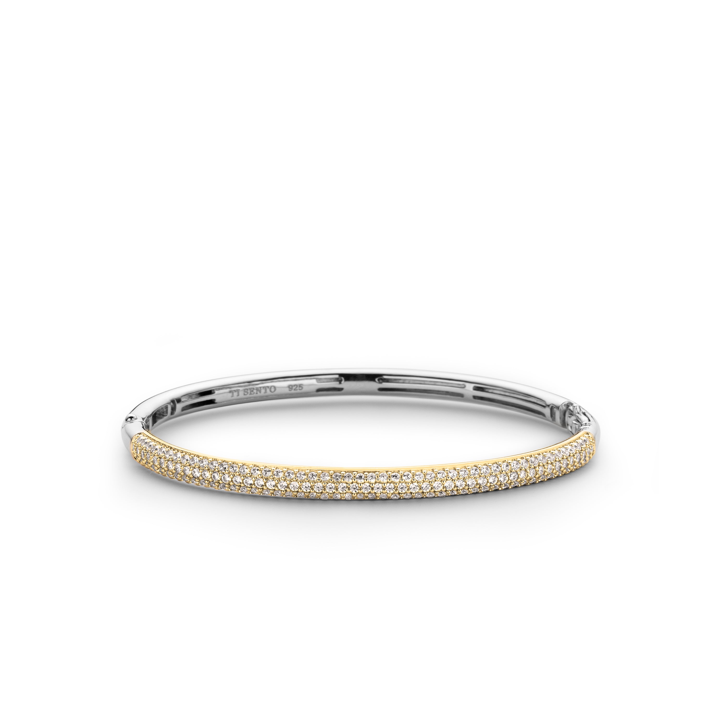 Pave Sparkle Golden Bracelet