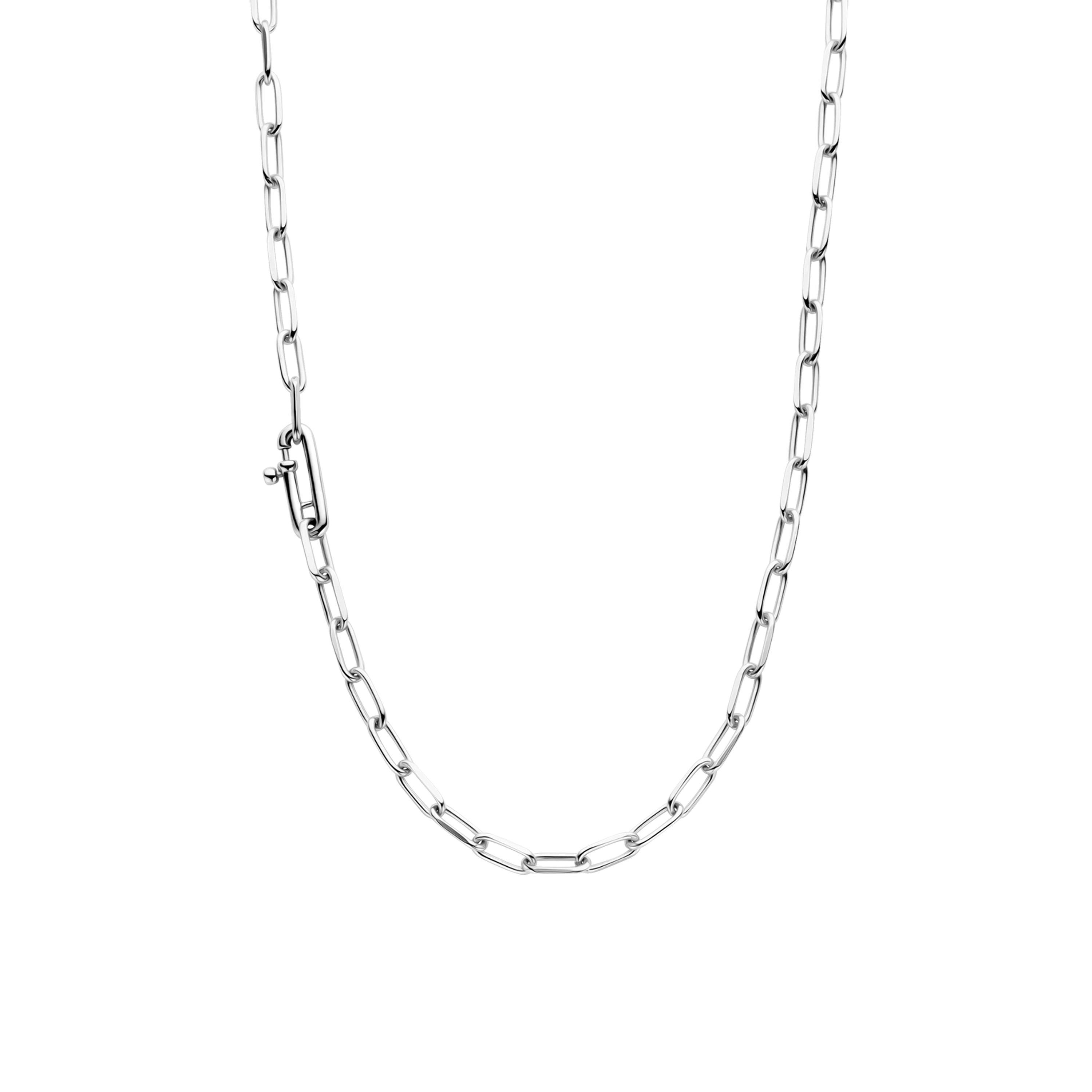 Paperclip Mini Silver Necklace