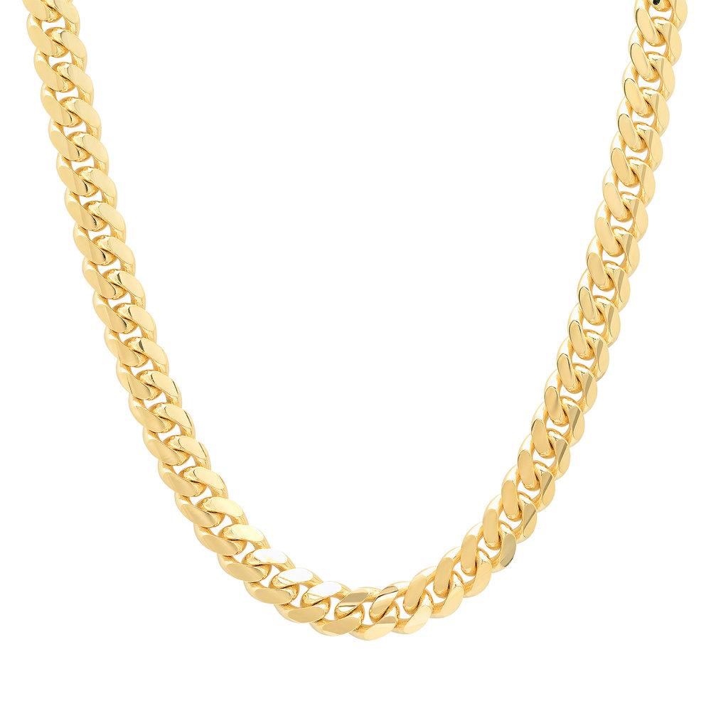 Cuban Solid 7.5MM Link Chain