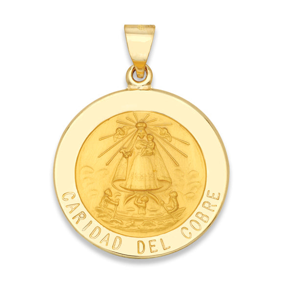 Caridad del cobre 22mm pendant