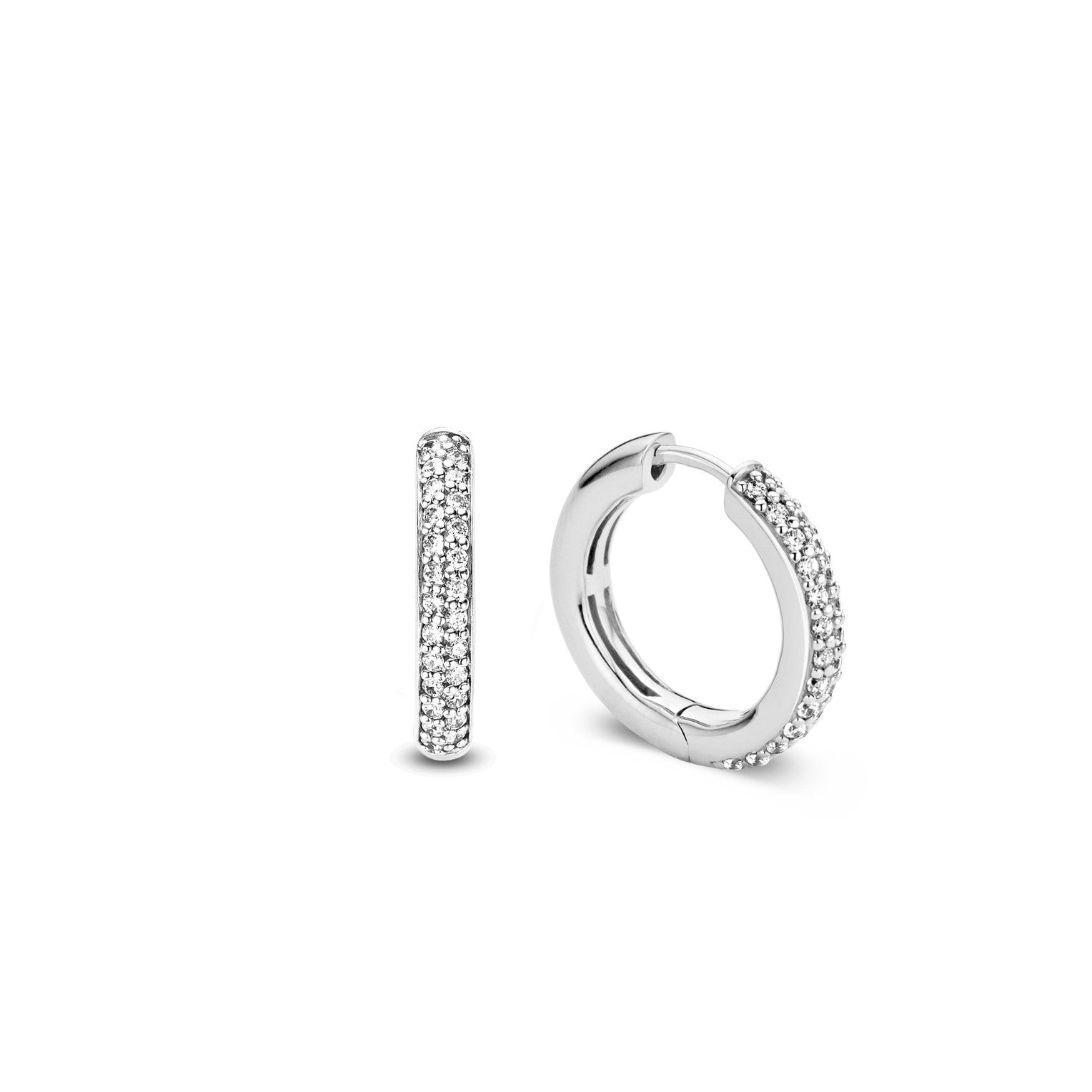 Pave 20MM Hoop Earrings