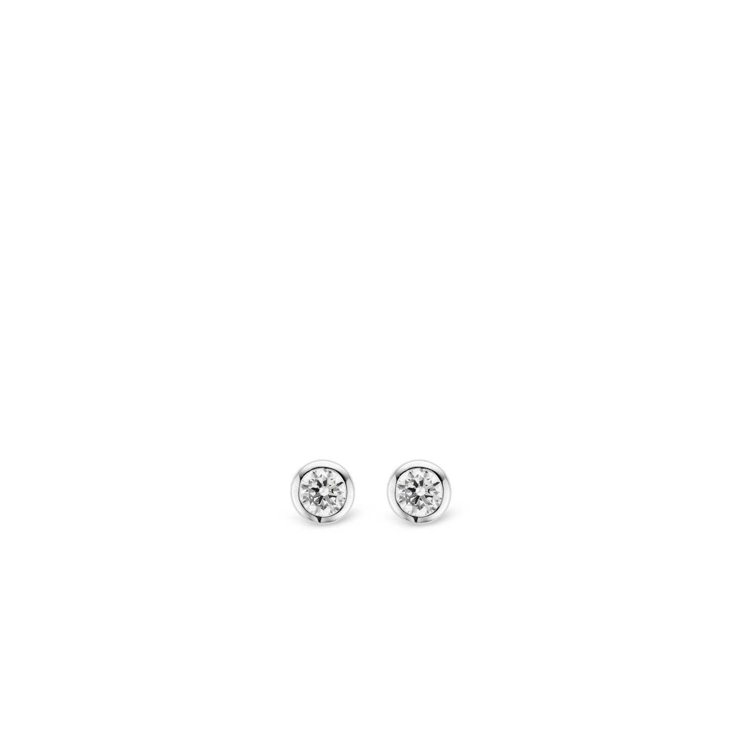Mini Dot Clear Stud Earrings