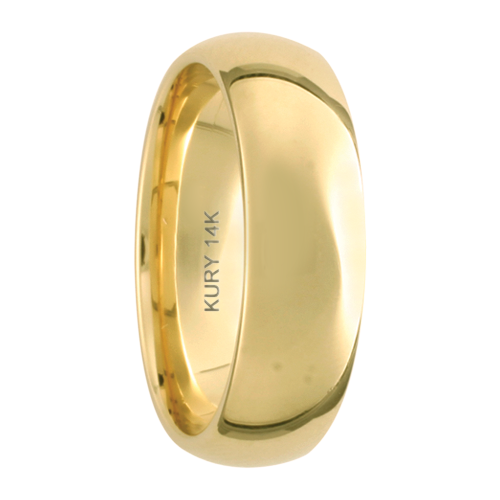 6MM Comfort Fit Wedding Band 14KY