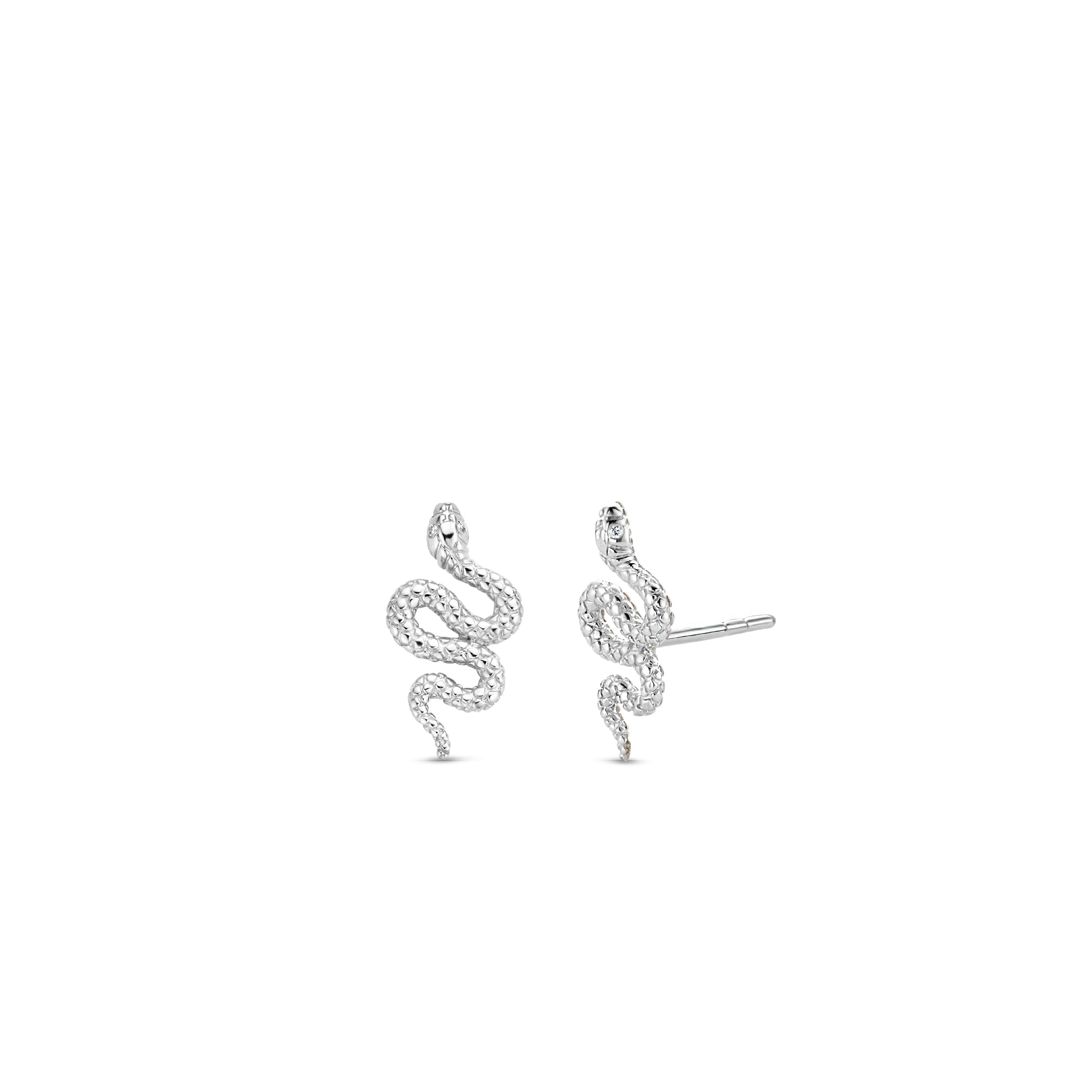 Enchanting Snake Stud Earrings