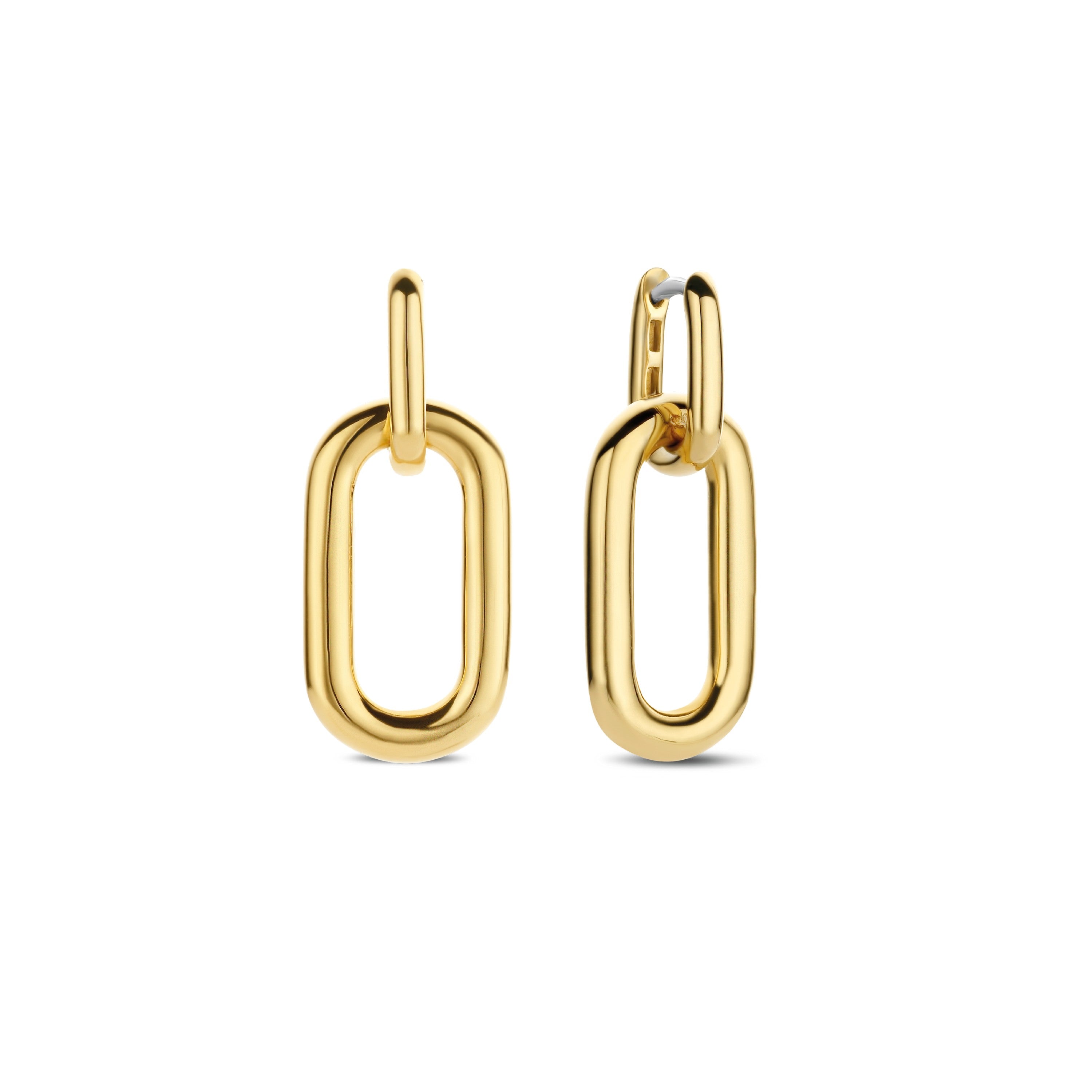 All Golden Link Earrings