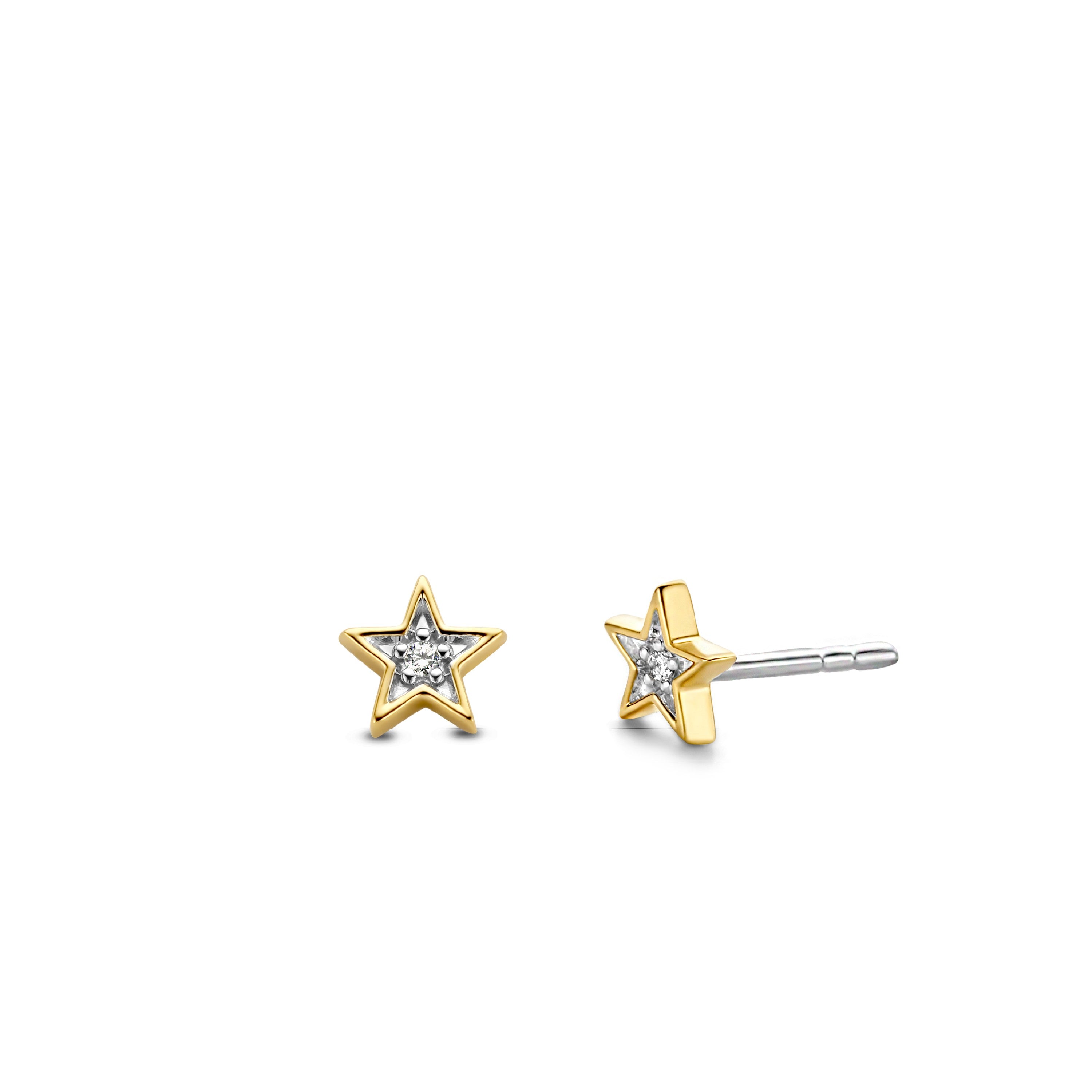 Pave Star Stud Earrings