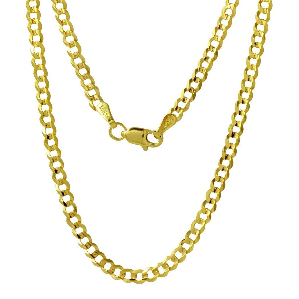 Cuban Flat 3mm Link Chain