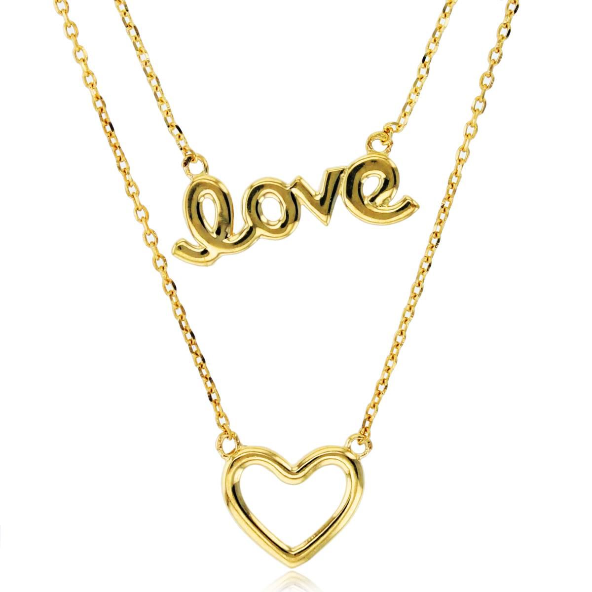 Double The Love Necklace