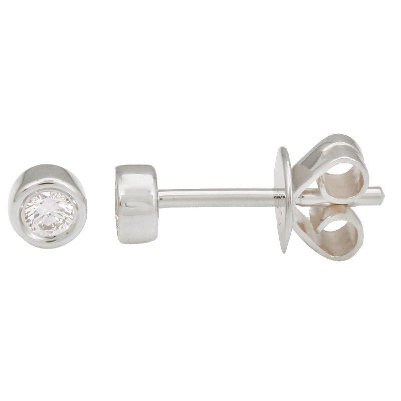 3.5mm Diamond Stud Earrings
