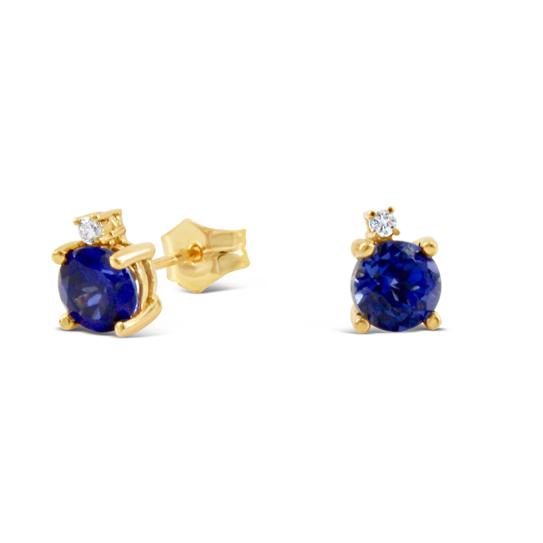 Sapphire and Diamond accent Earrings