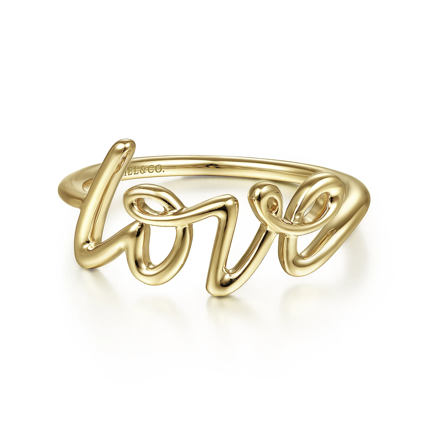 My Love Script Ring