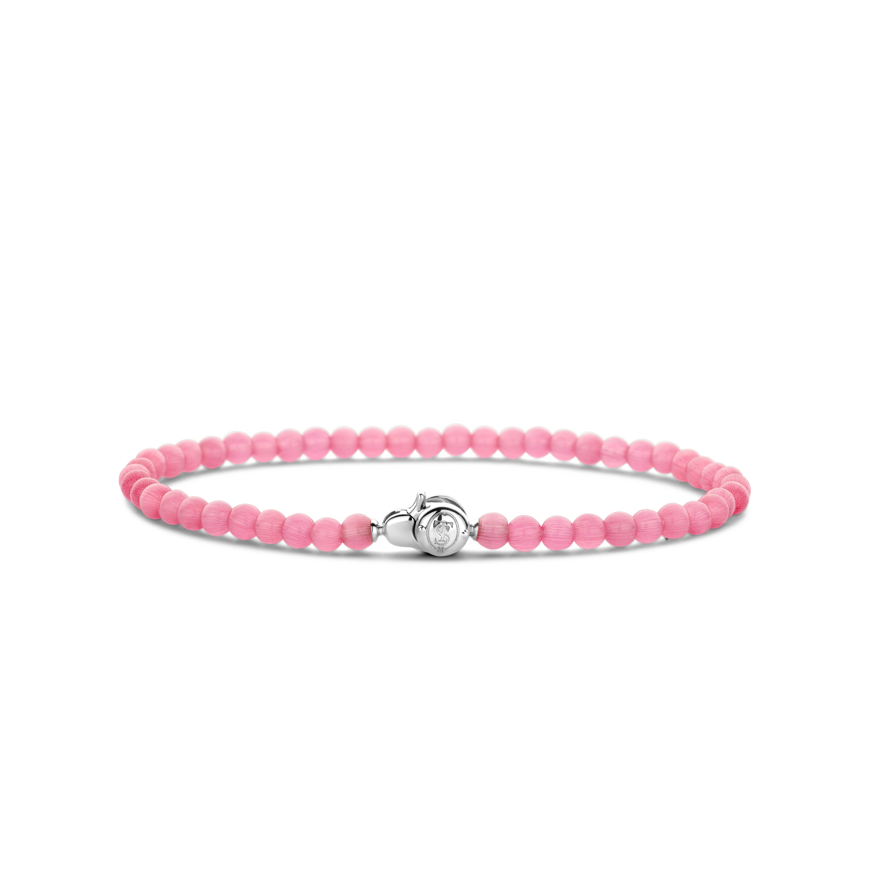 Radiant Pink Bead Bracelet