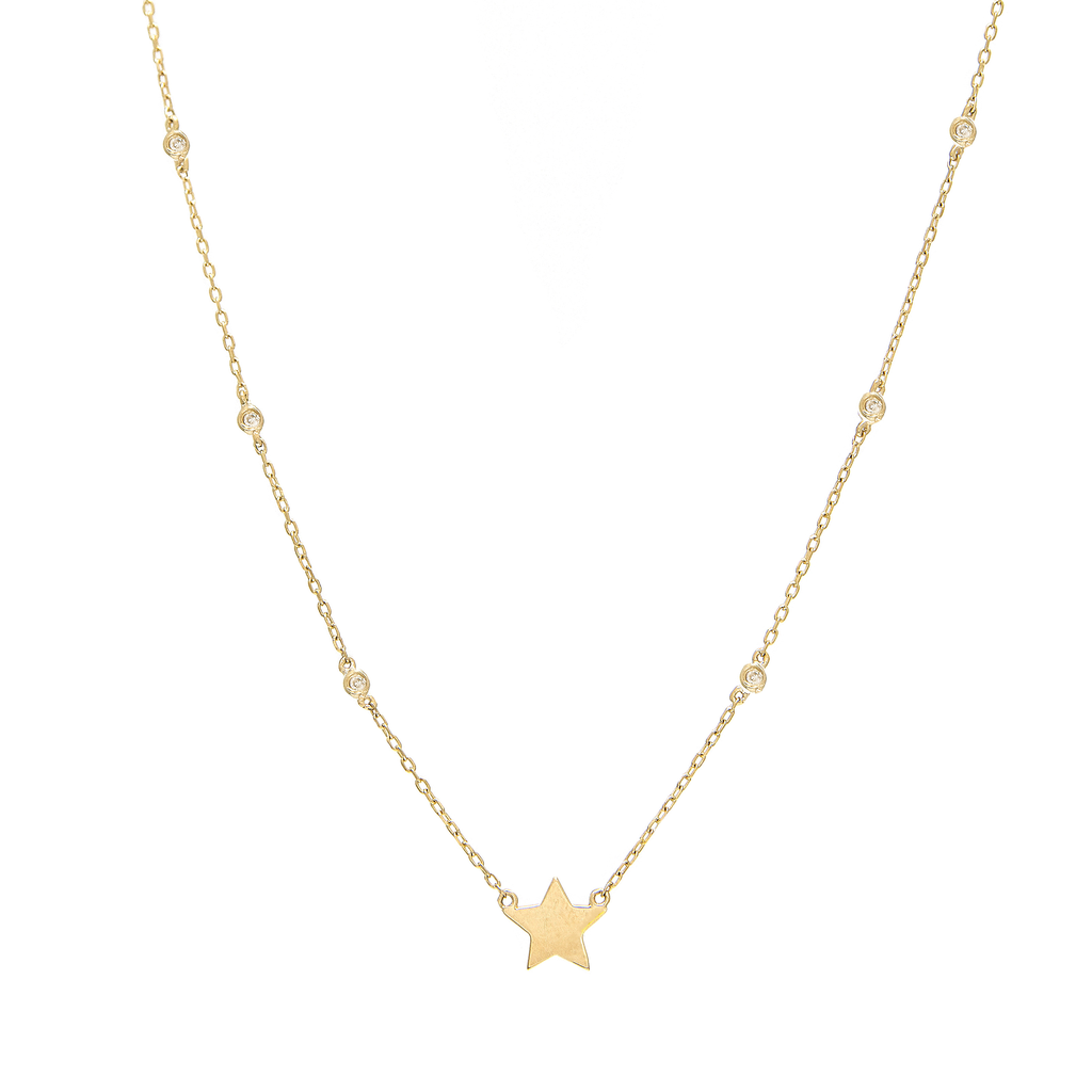 Star Diamond Necklace