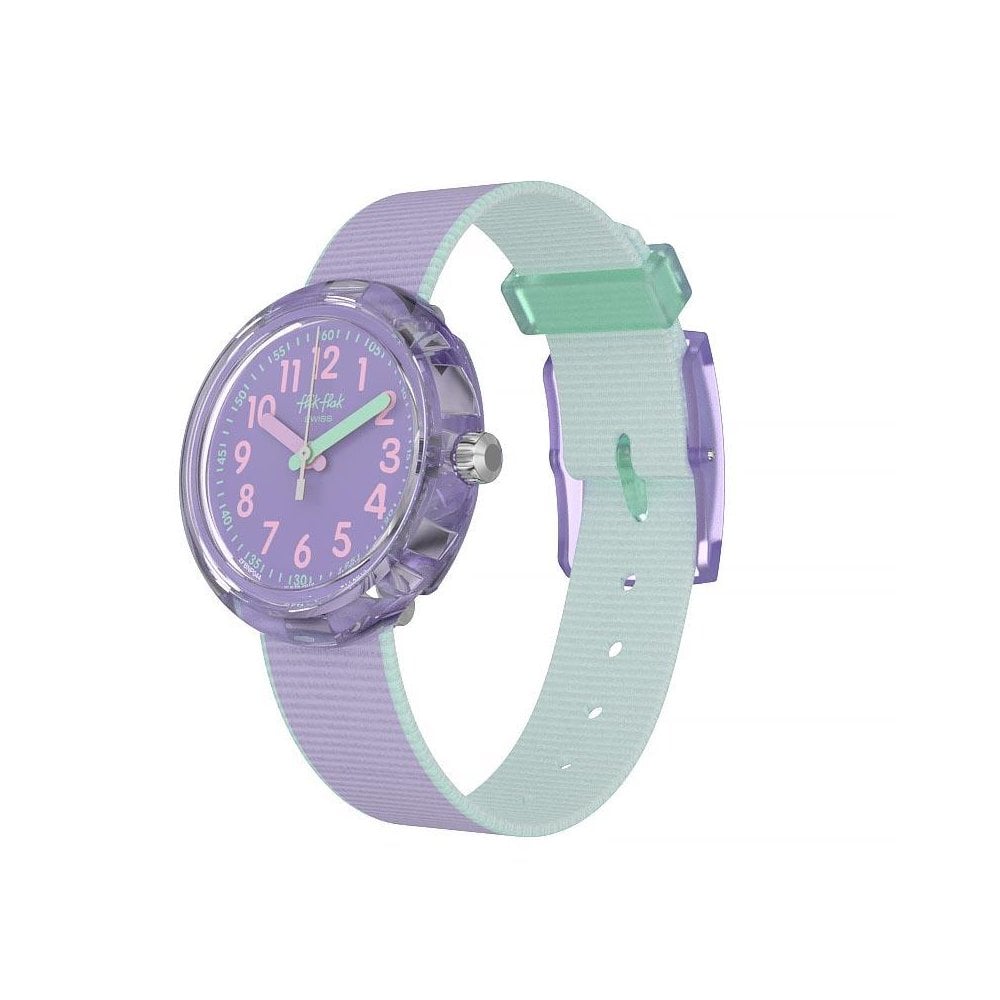 Colorblast Lilac and Turquoise Kids Watch