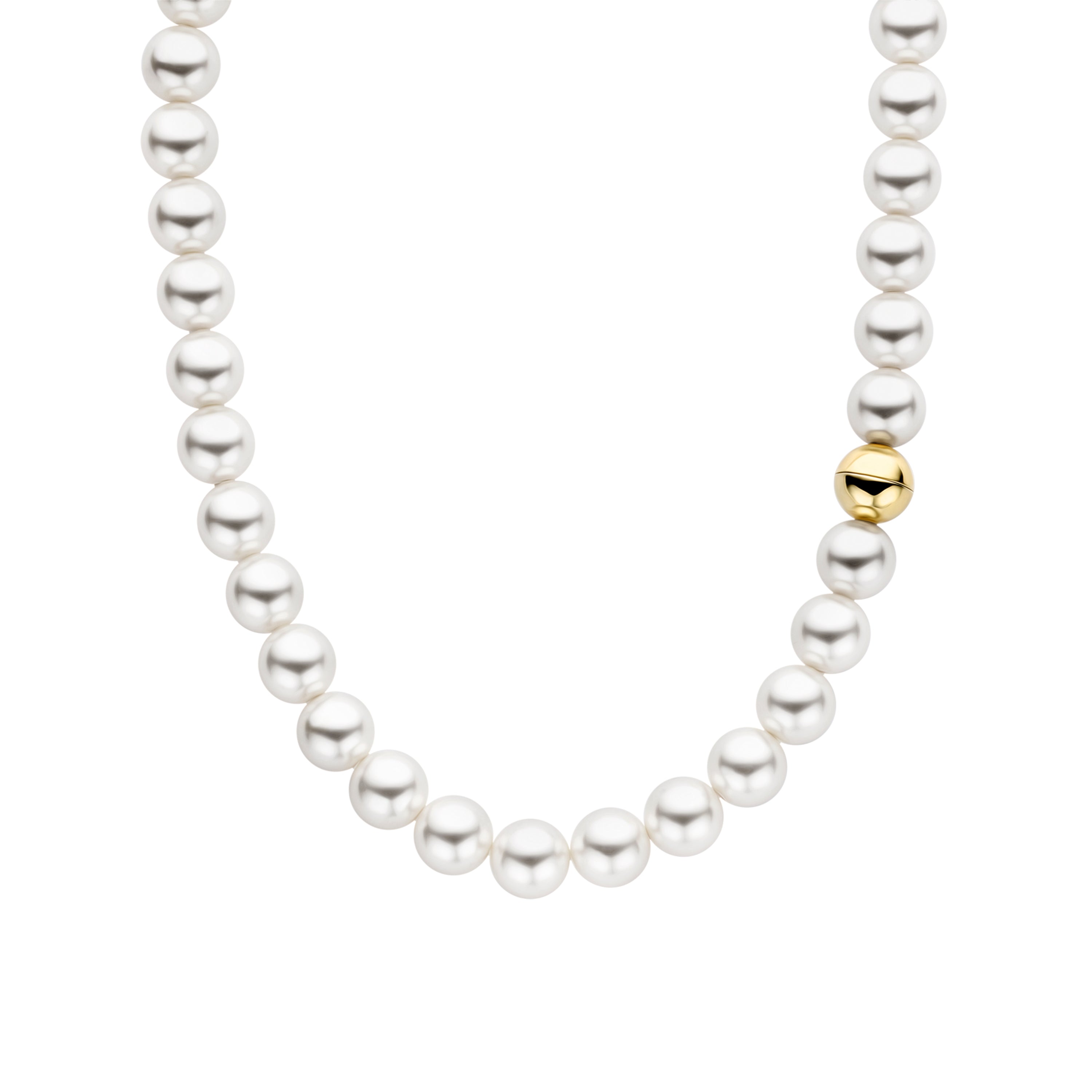 Simplicity Pearl/Golden Necklace