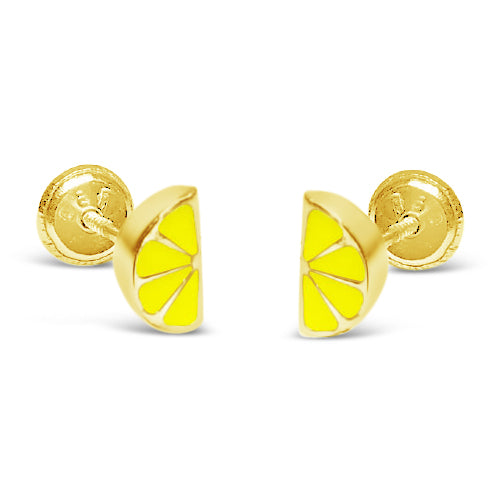 Lime Stud Earrings