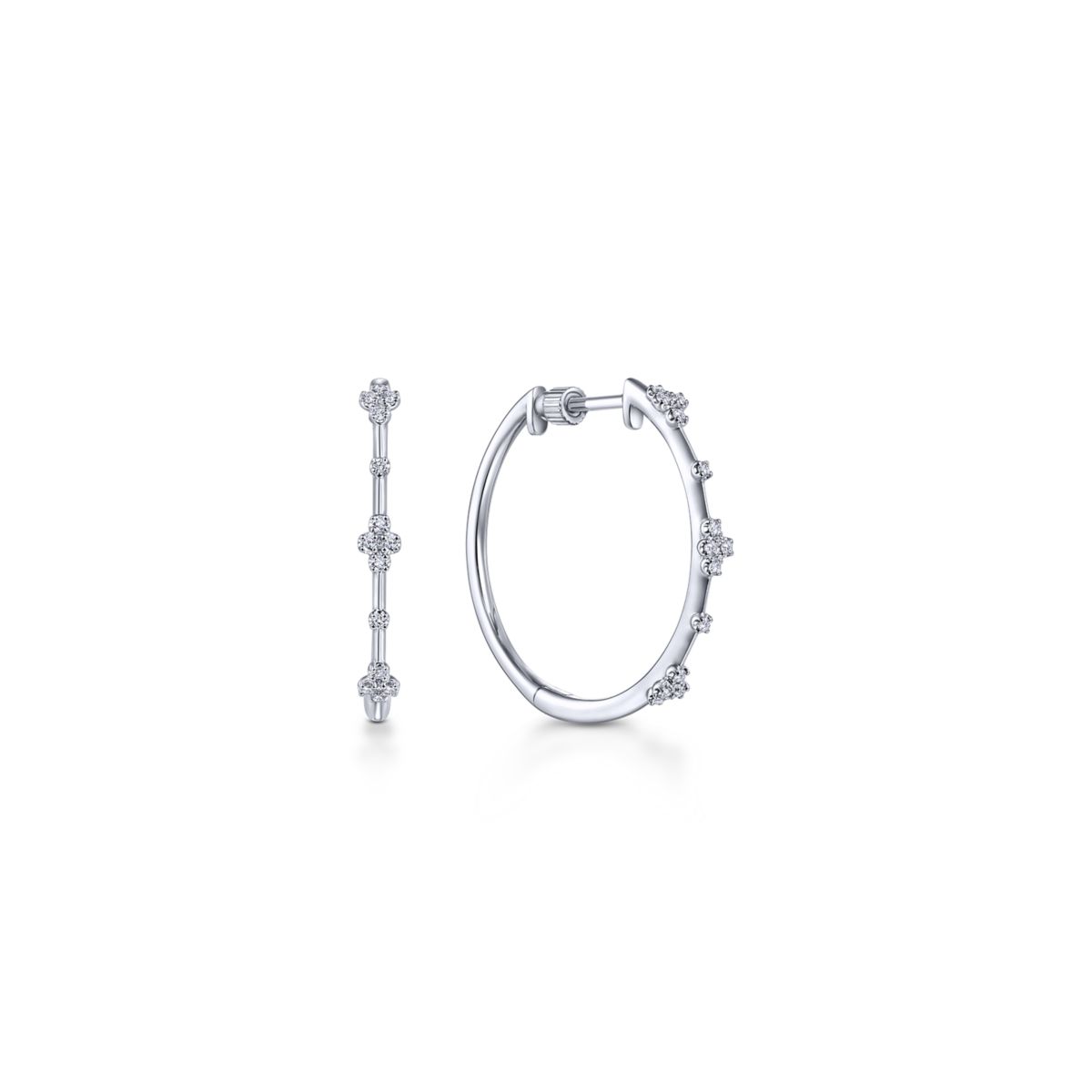 My Favorite White Gold 20mm Hoop Earrings SHOPKURY COM   Gabriel EG13672W45JJ 1 1200x1200 