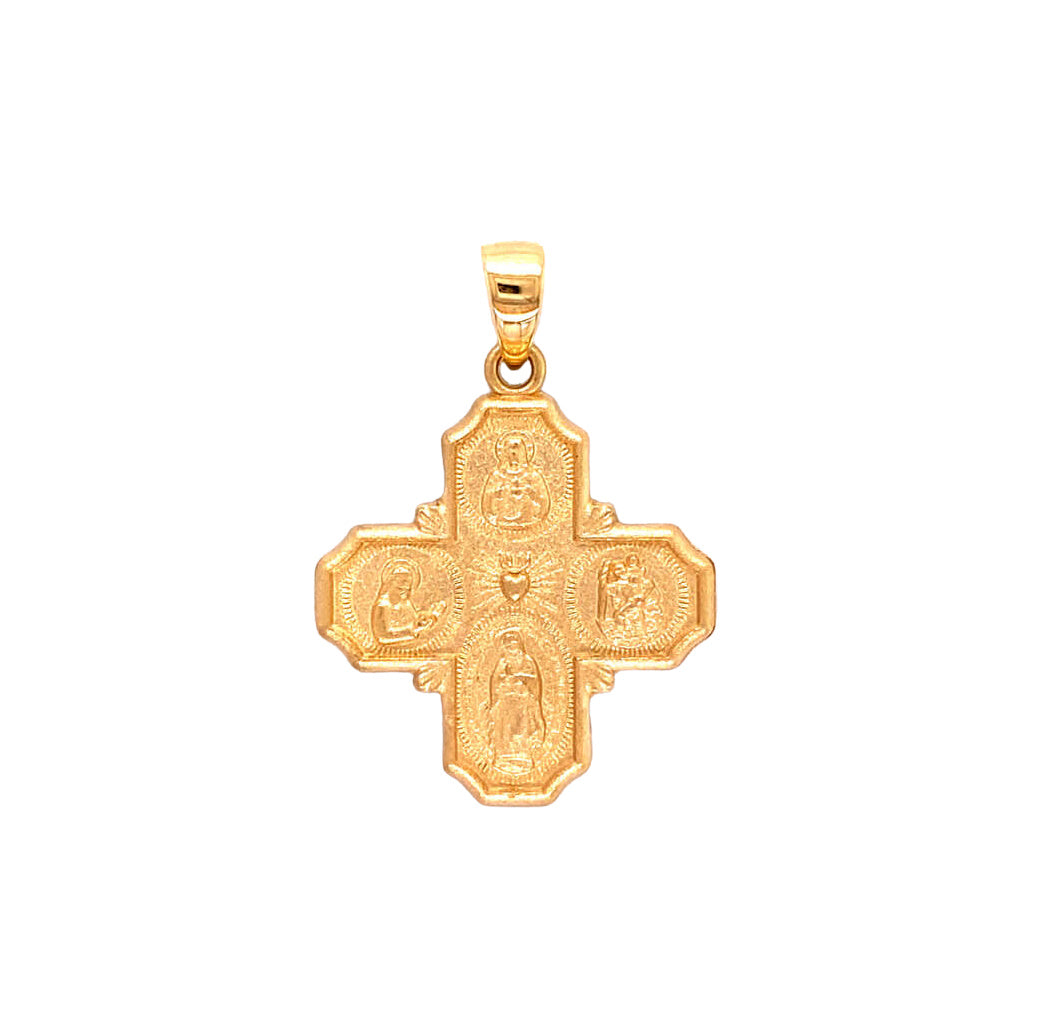 Four Way Cross 18mm Pendant