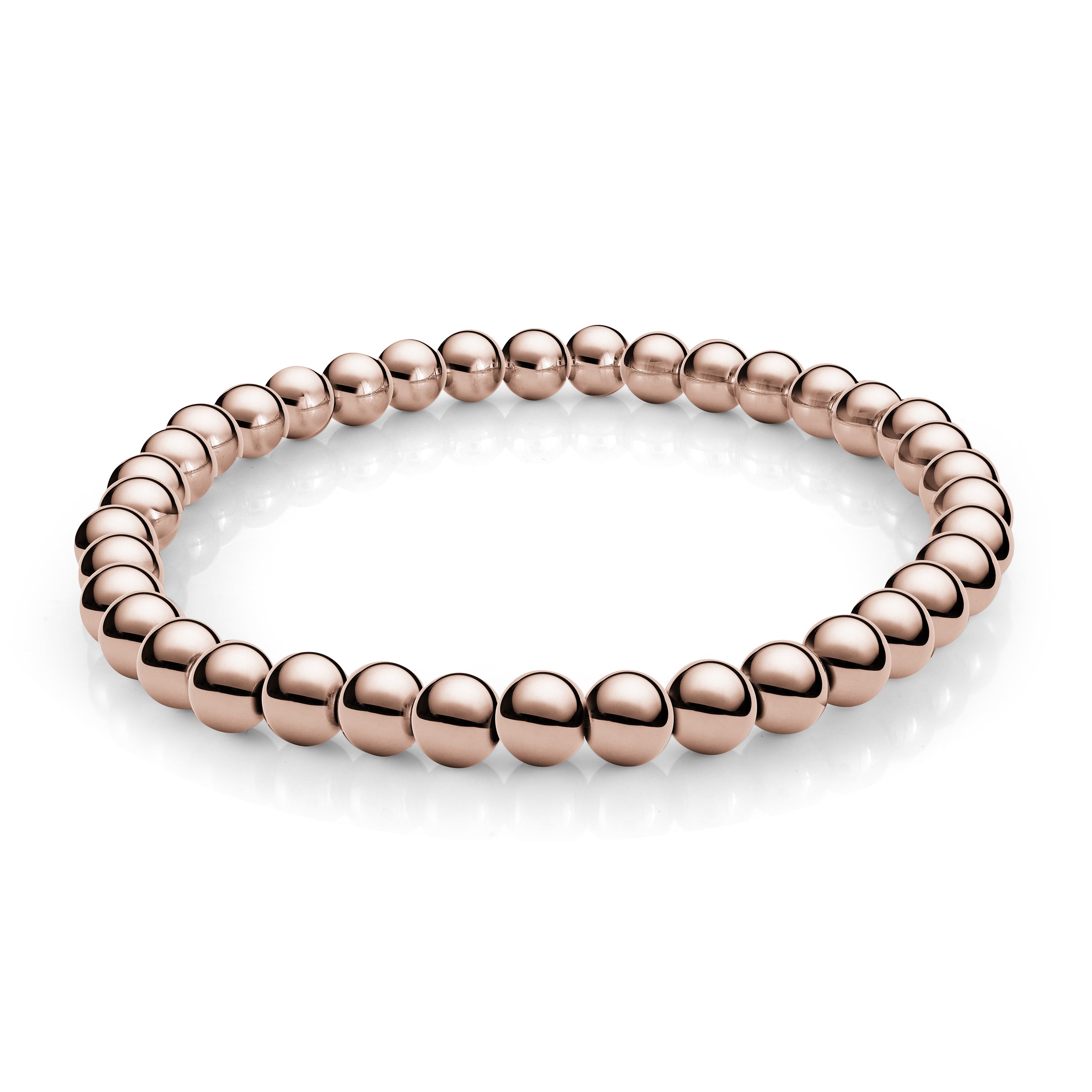 Rose Gold Steel Ball Bracelet