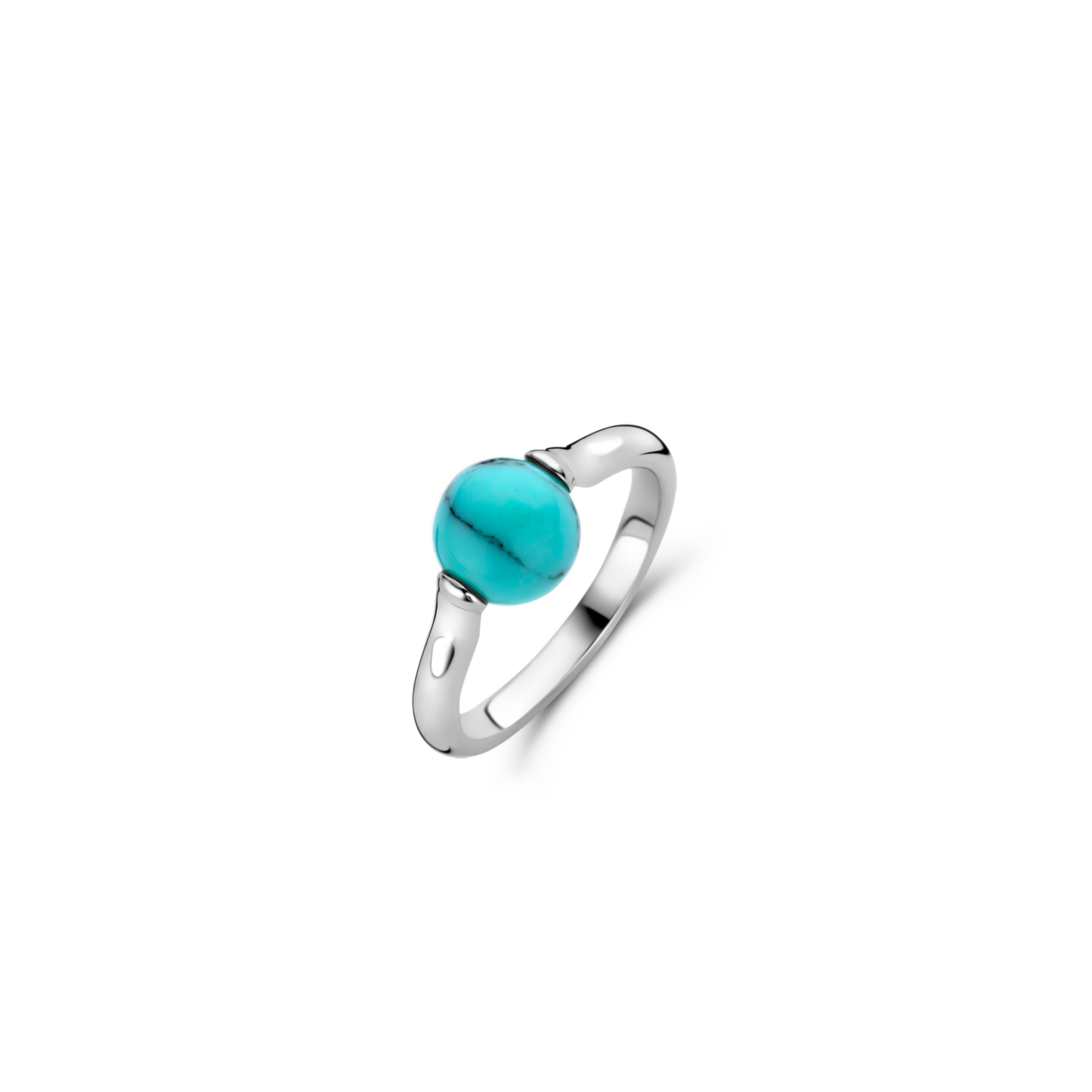 Beady Big Turquoise Ring