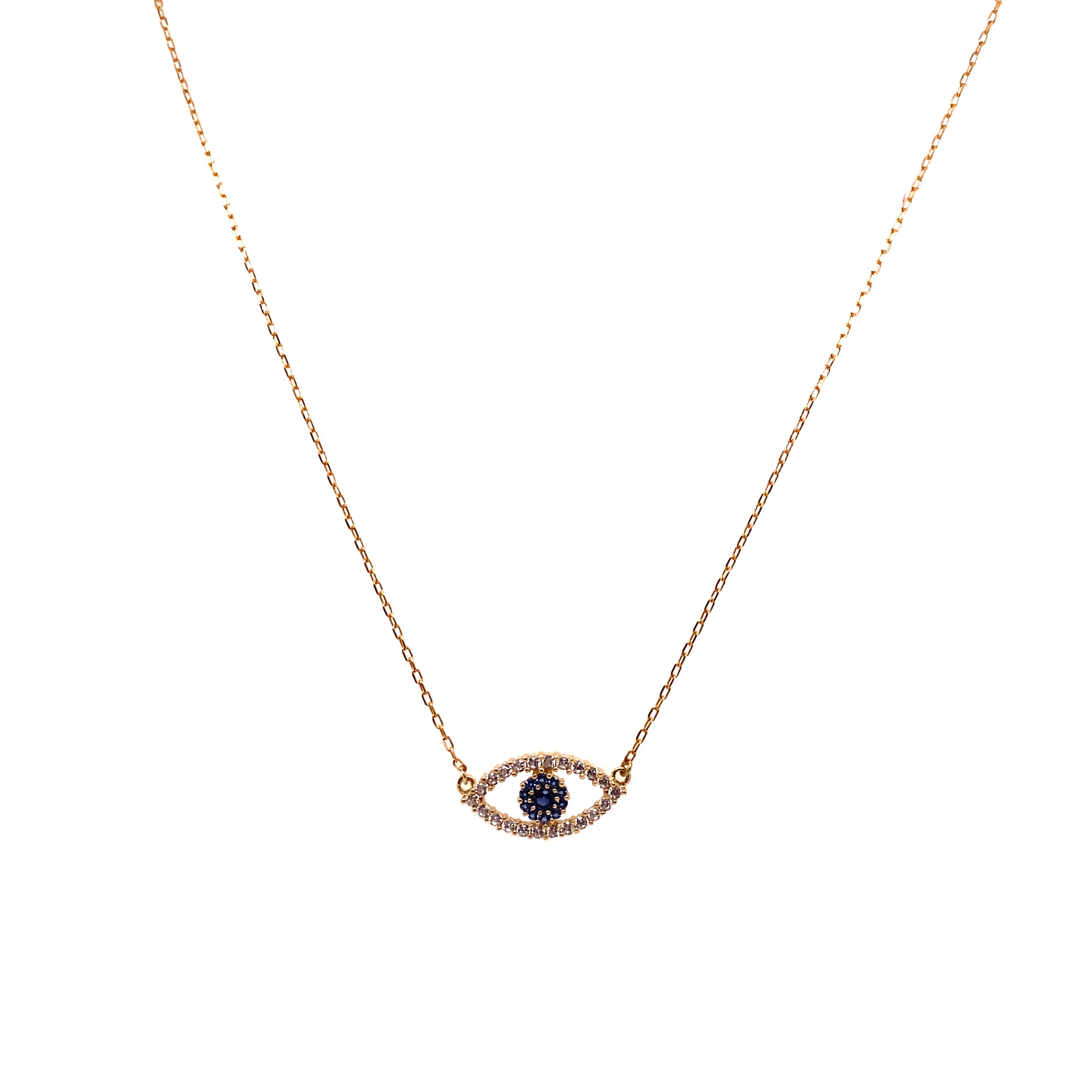 Evil Eye Zirconias Necklace