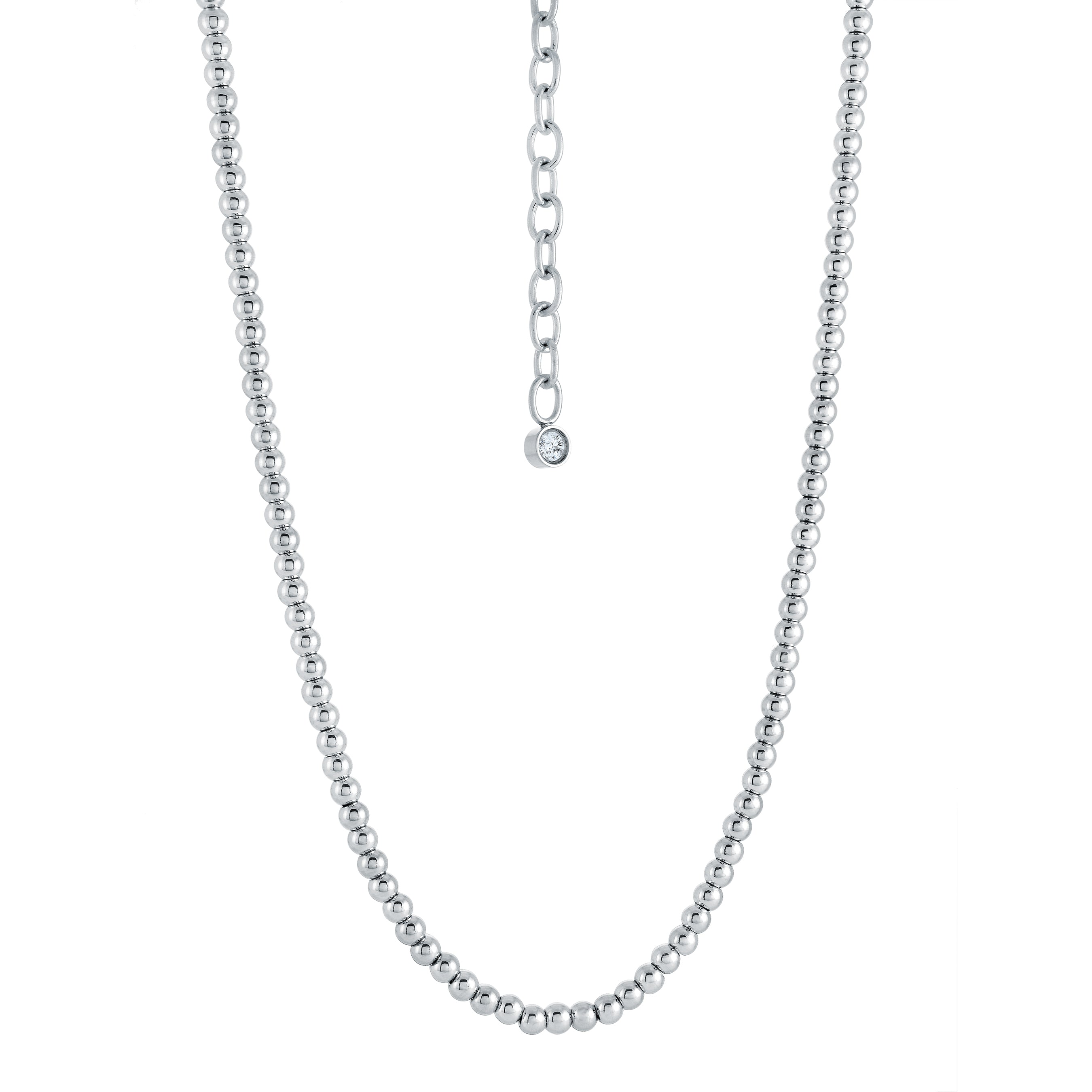 4mm Steel Ball Necklace