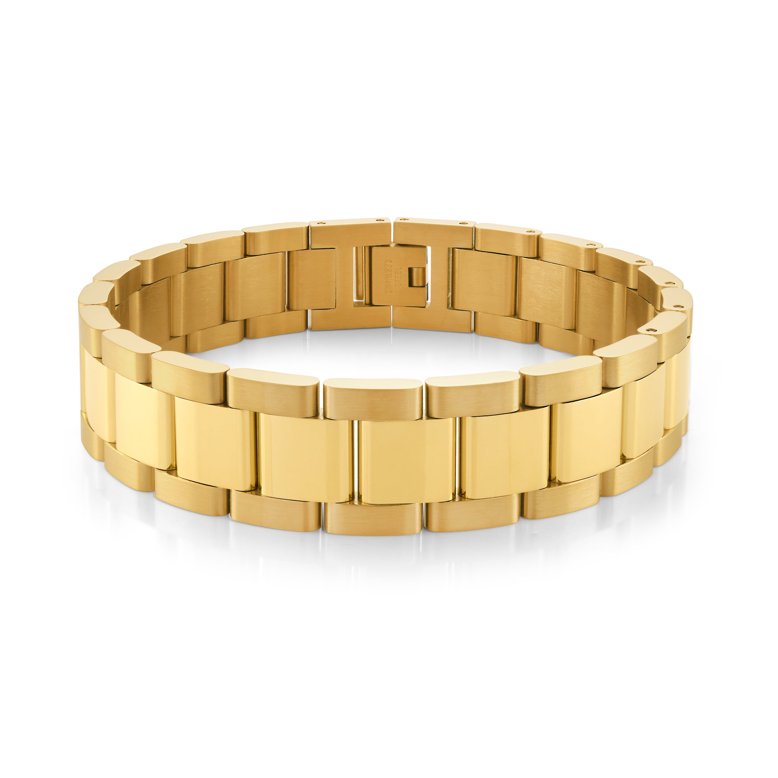 R-lex Golden Steel 16MM Bracelet