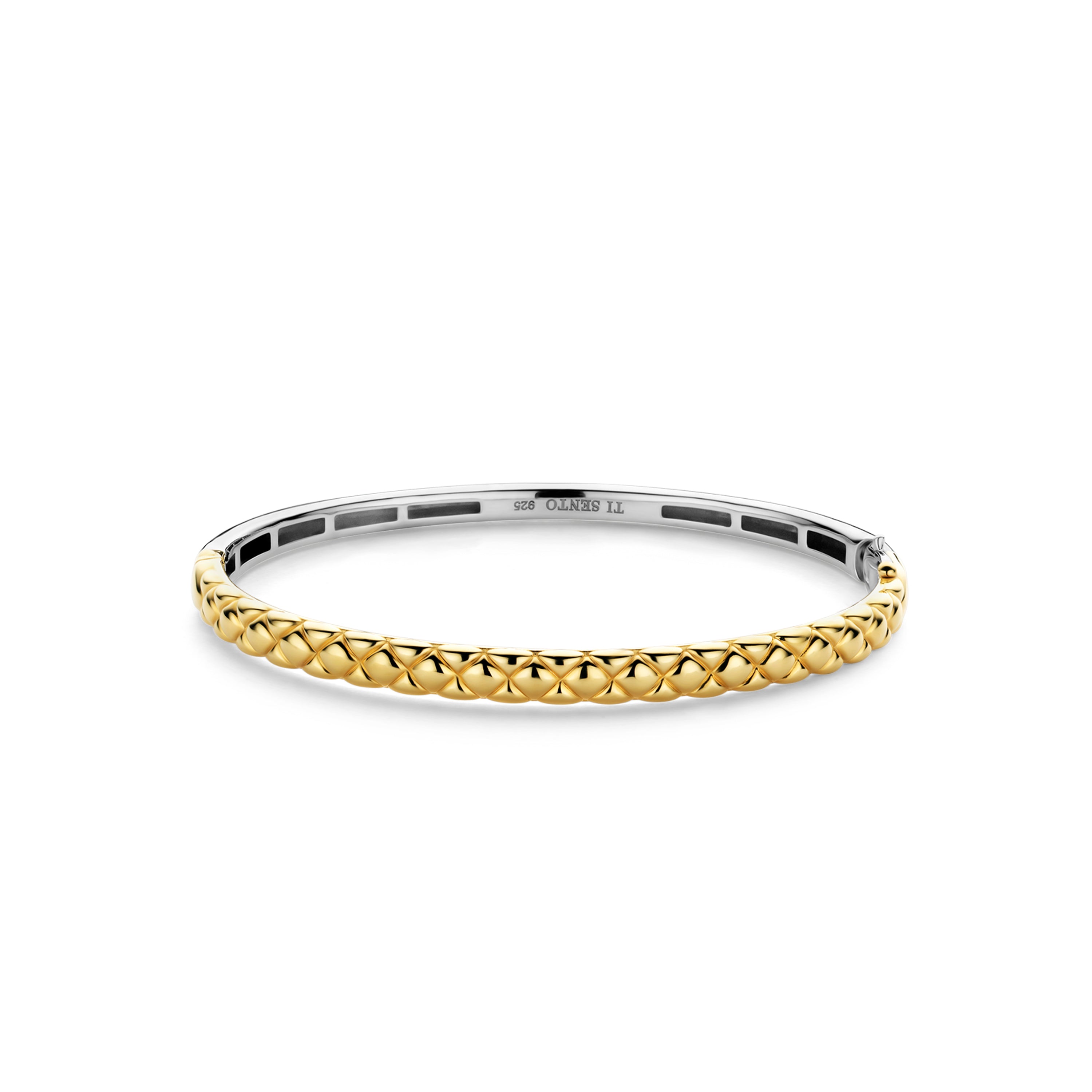 Padded Golden Bangle Bracelet