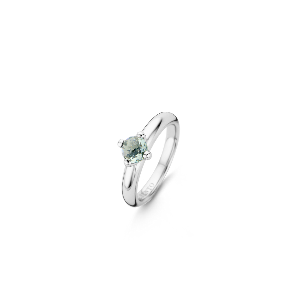 Light Green Glimmer Ring