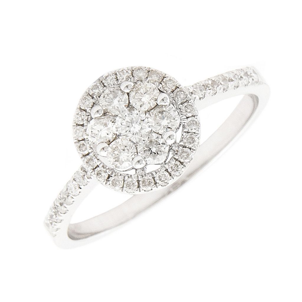 .50ct Round Halo Diamond Ring