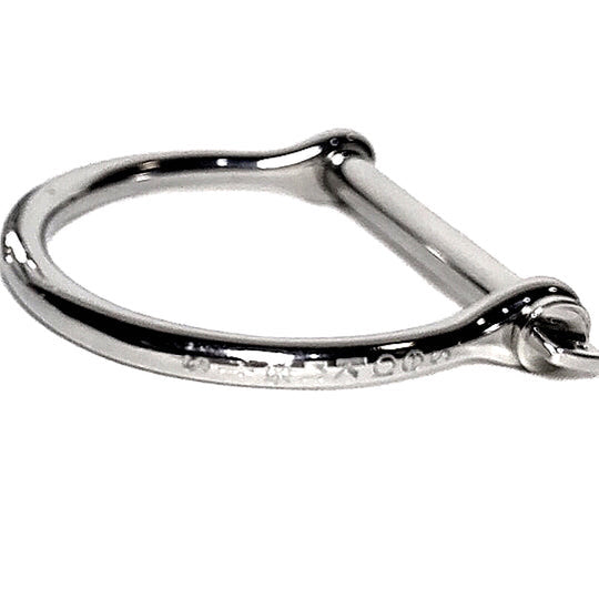 Shackle Bangle Silver Bracelet